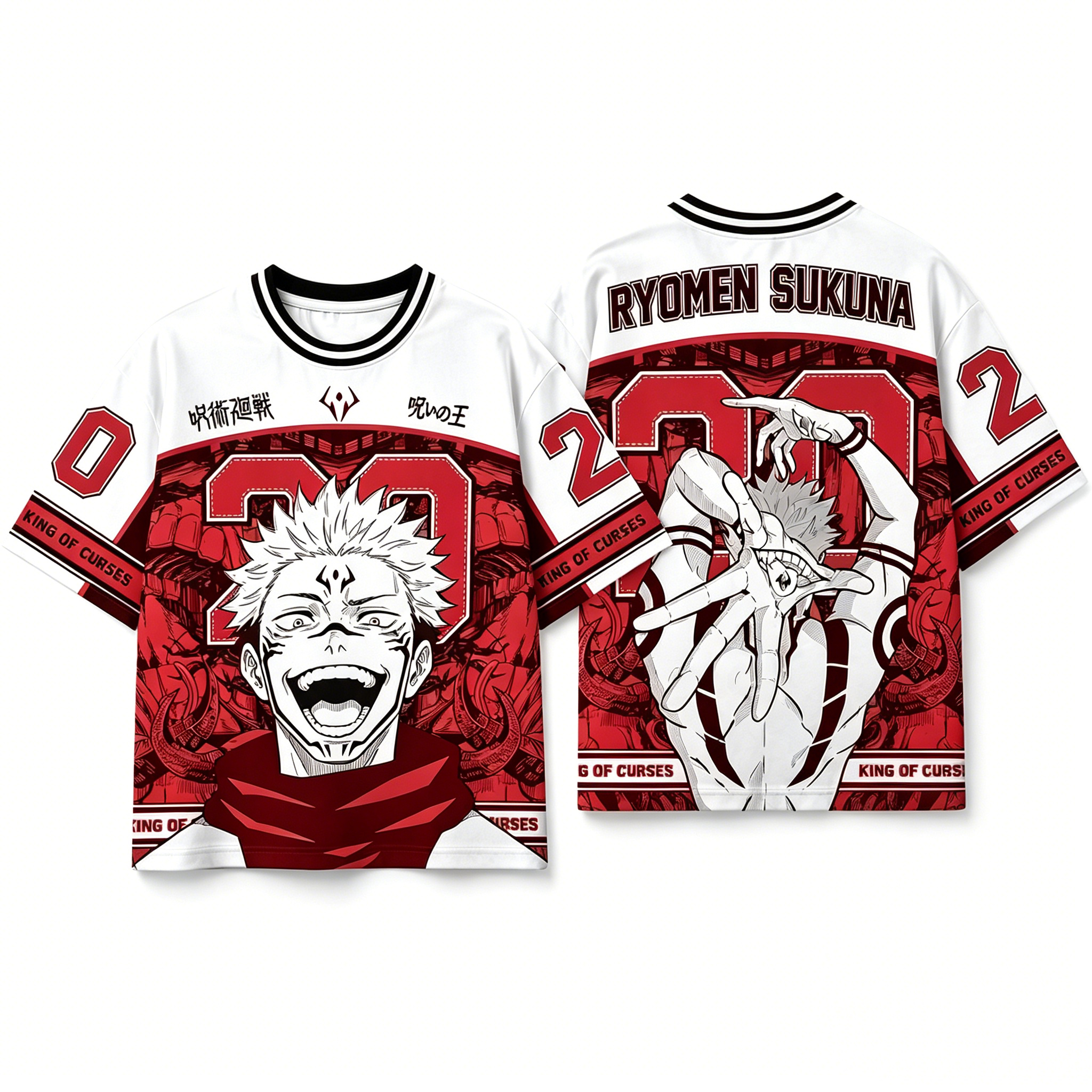 Jujutsu Kaisen Sukuna Oversized Jersey