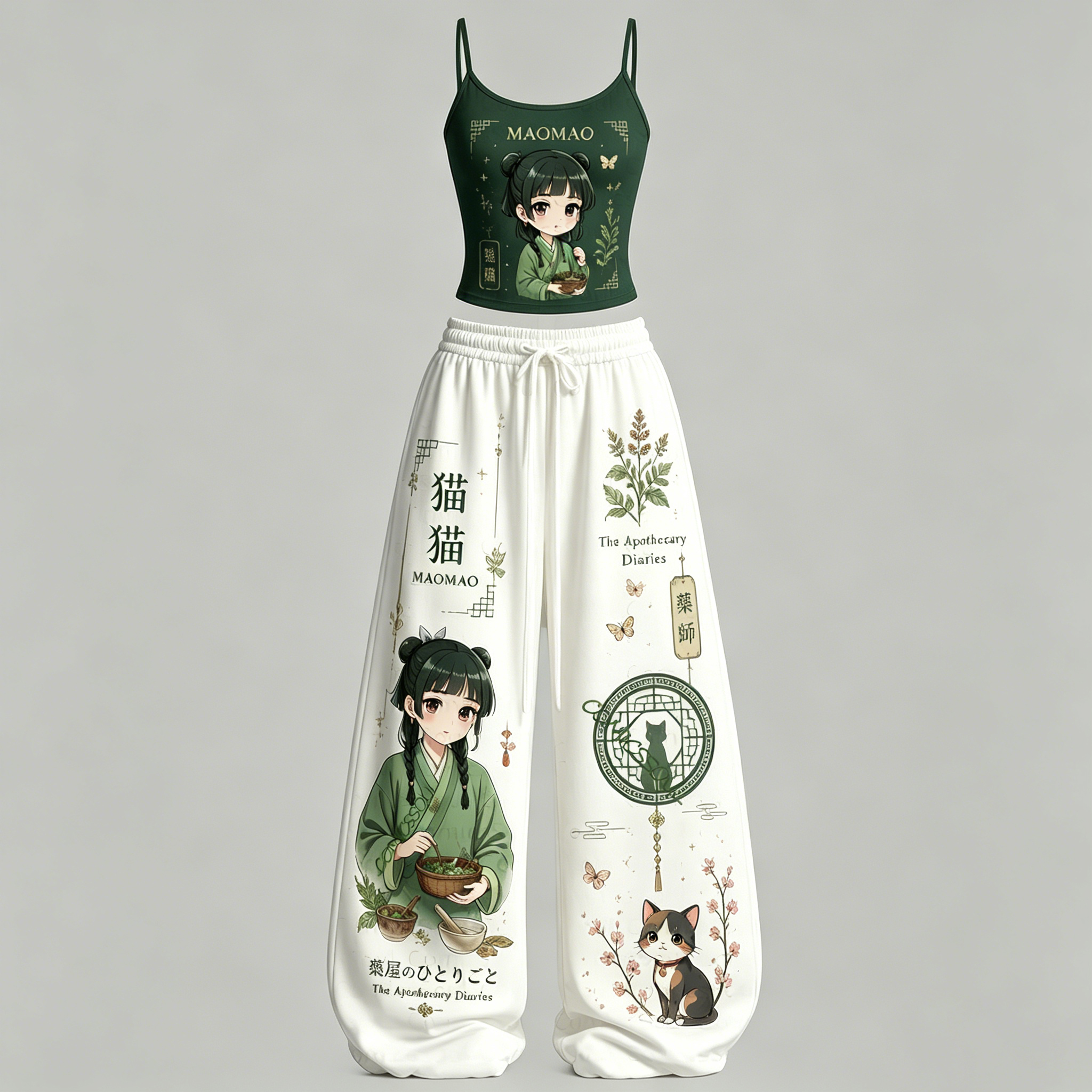 The Apothecary Diaries T-Shirt & Elasticated Trousers Two-Piece Set