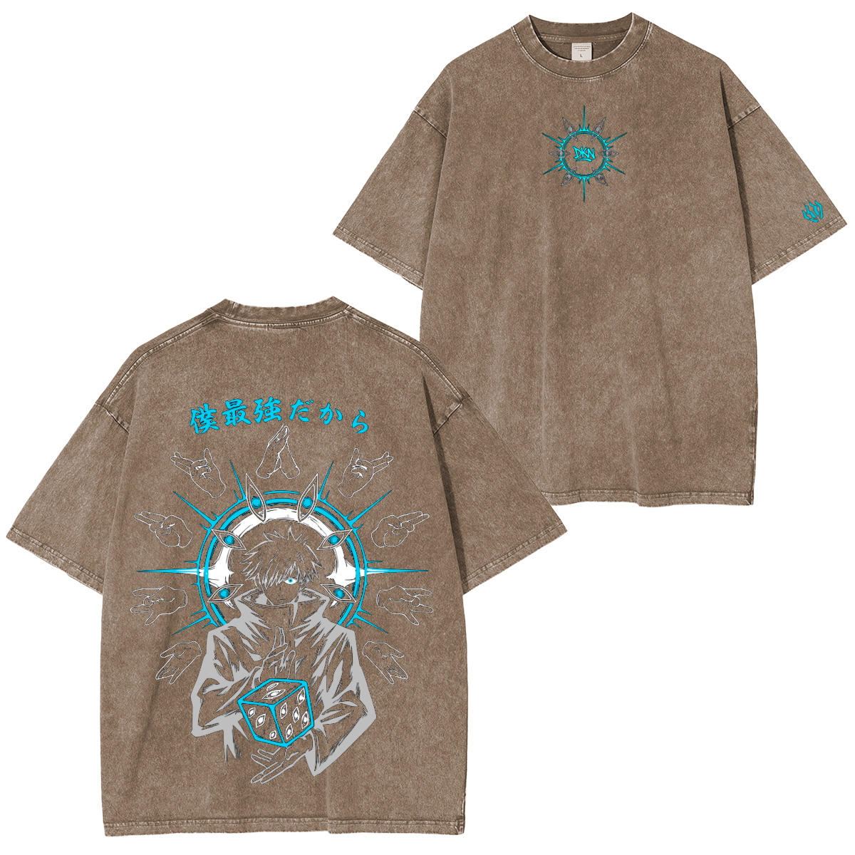 Jujutsu Kaisen :Gojo Vintage washed T-shirt/Crewneck/Hoodie