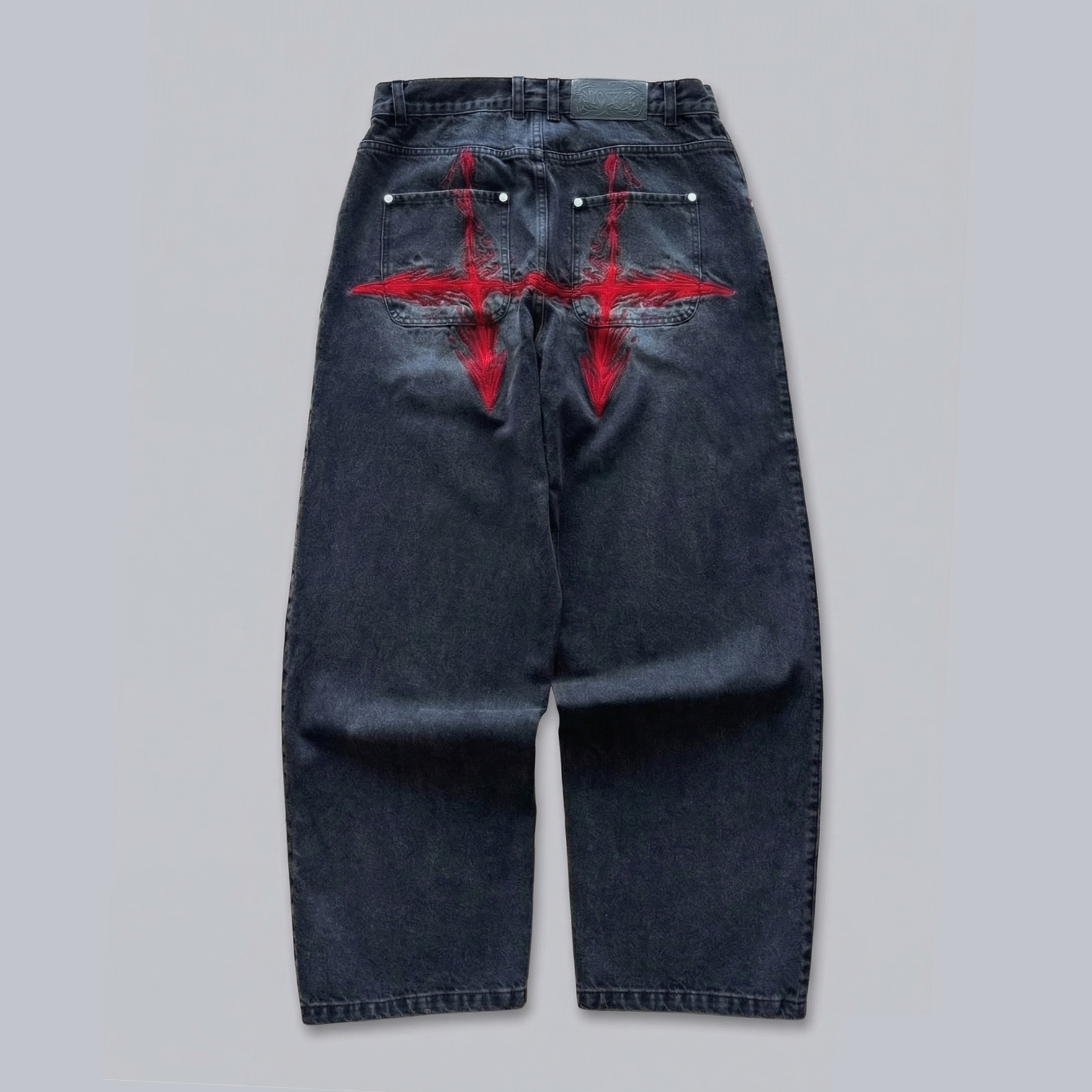 [Copy]One Piece Washed Jeans