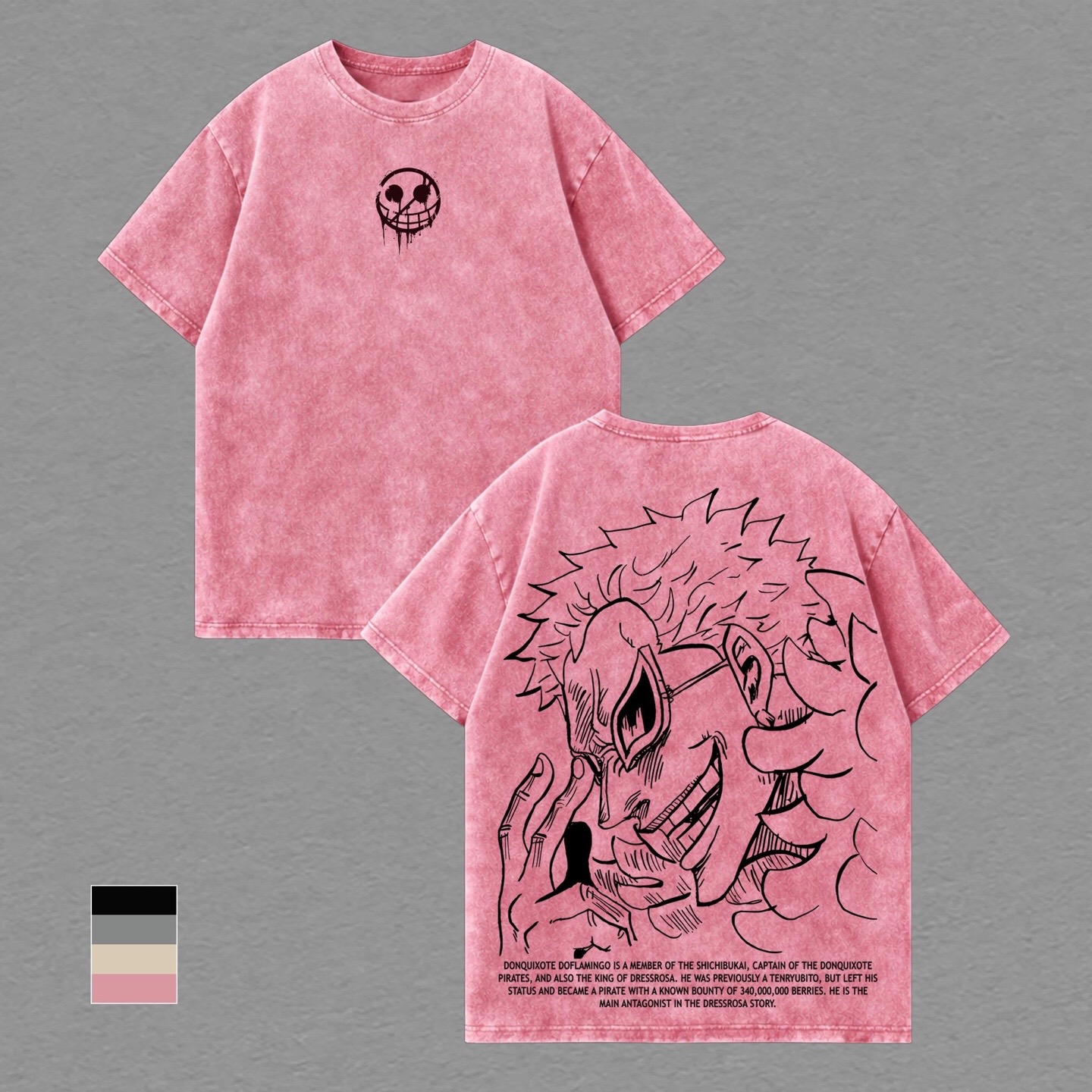 Ace One Piece washed T-shirt/Crewneck/Hoodie