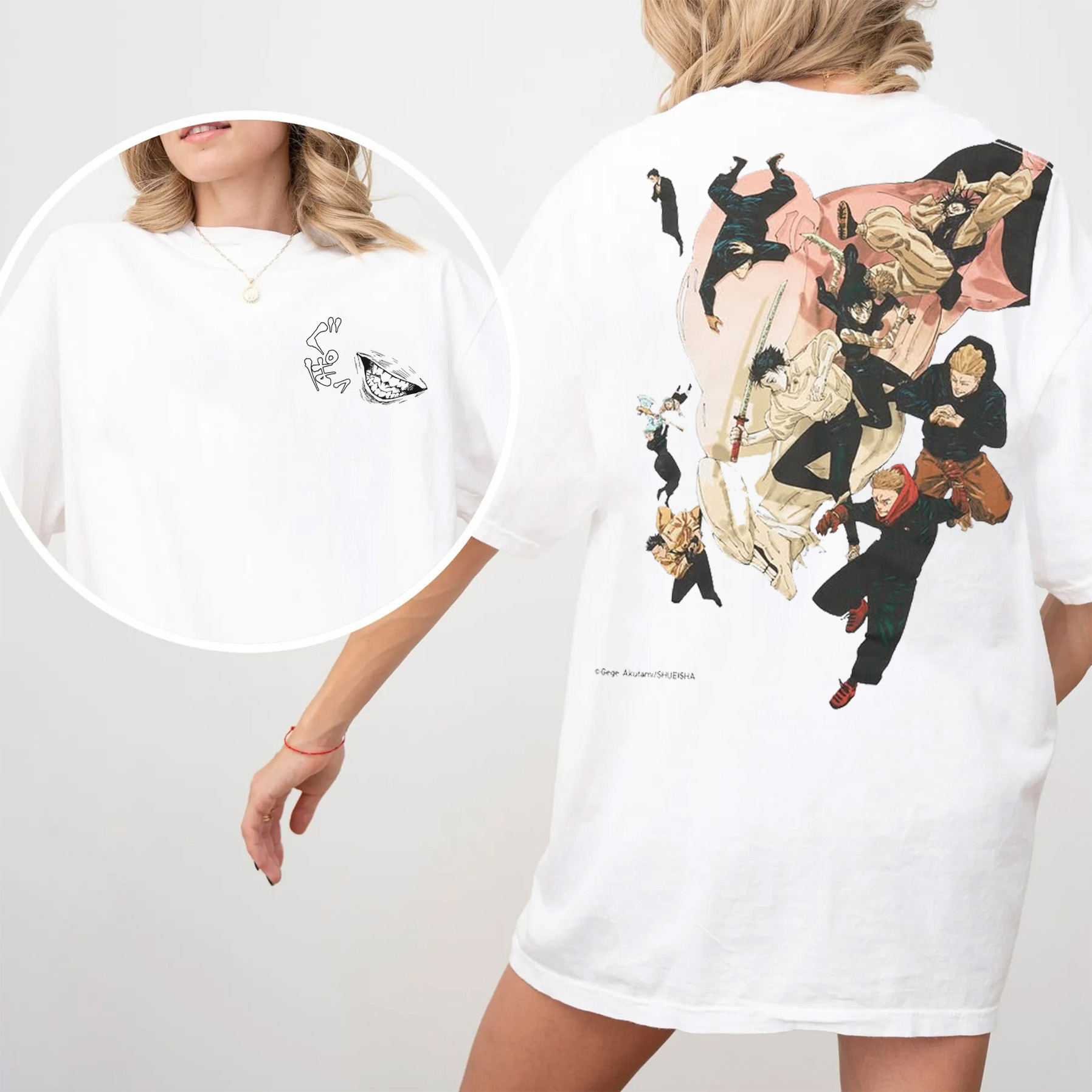 Siap-siap!!! Jujutsu Kaisen, HUNTERxHUNTEROversized T-shirt/Crewneck/Hoodie