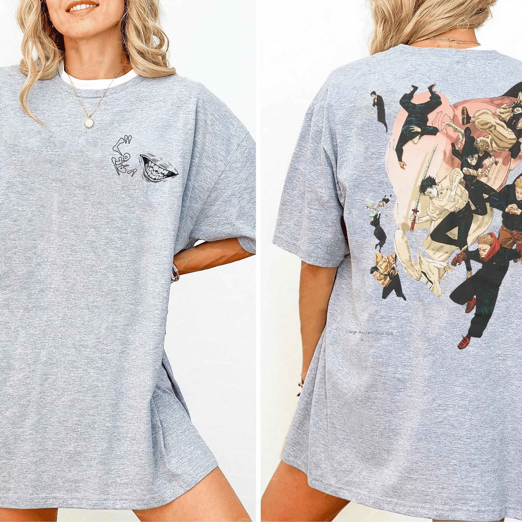 Siap-siap!!! Jujutsu Kaisen, HUNTERxHUNTEROversized T-shirt/Crewneck/Hoodie