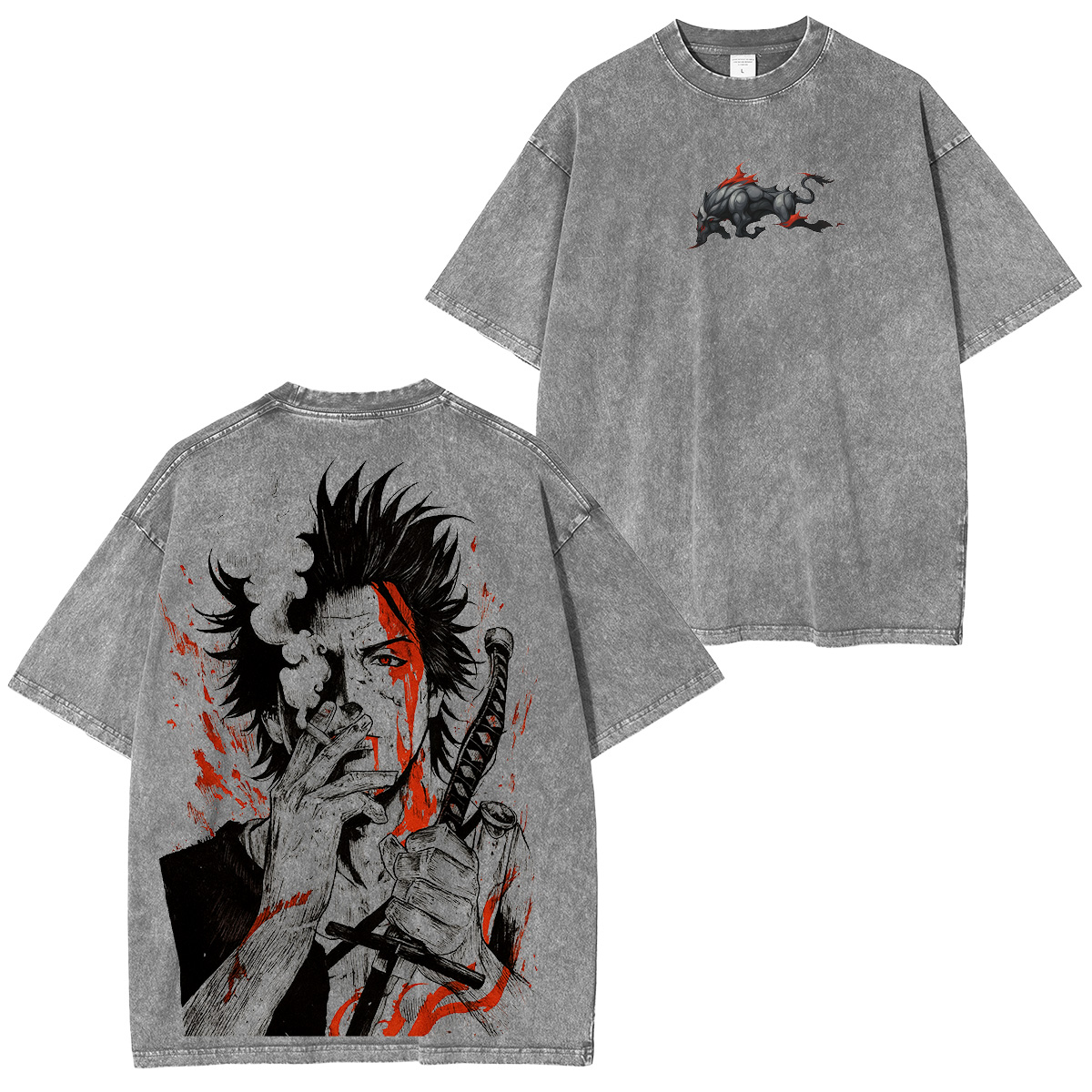 [Copy]Gyomei Anime Unisex Washed T-Shirt