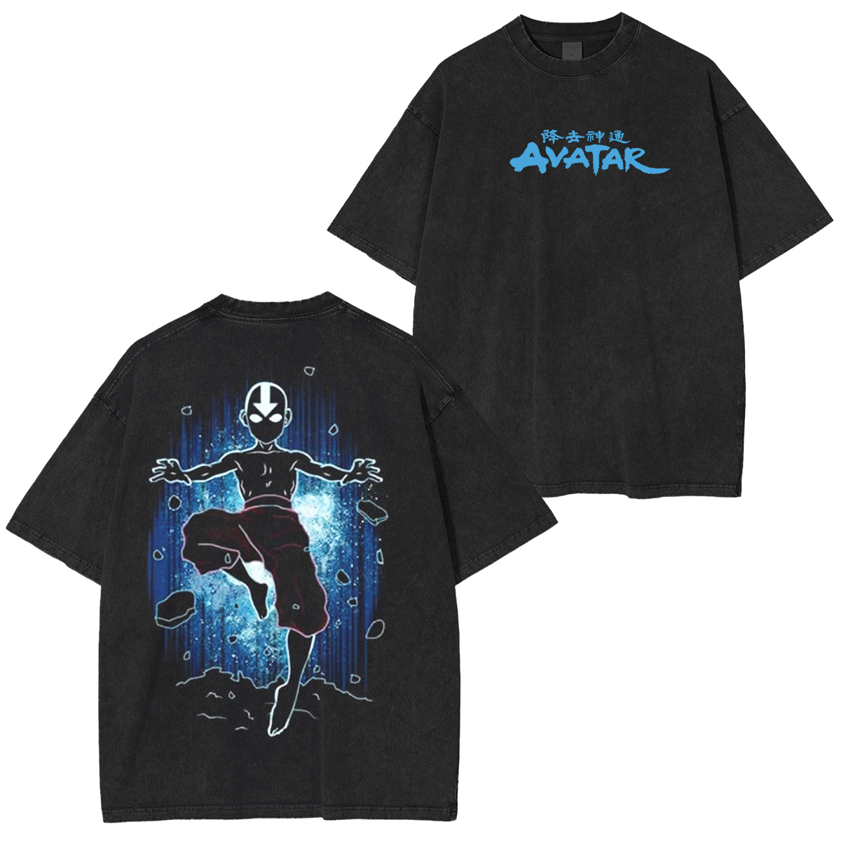 Avatar: The Last Airbender Manga Vintage Unisex Washed T-Shirt