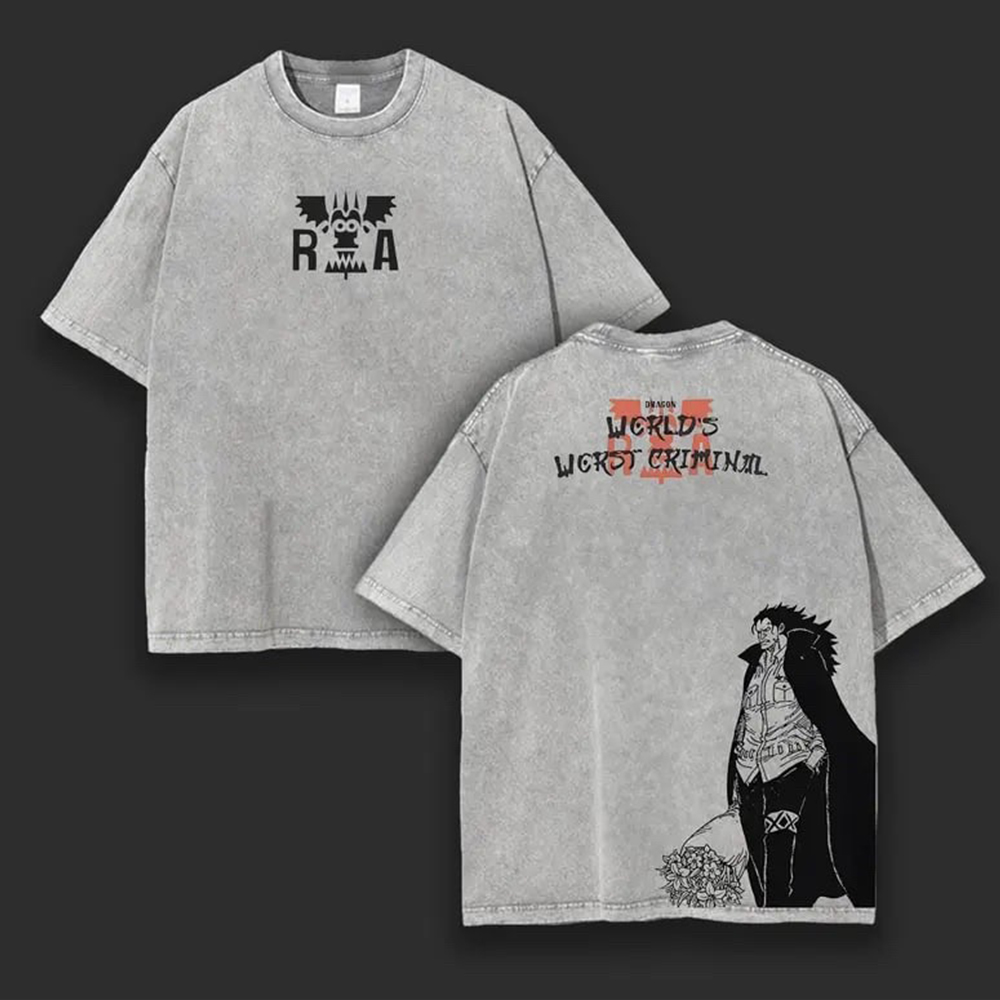 One Piece: Trafalgar Law "WORLD'S WORST CRIMINAL" Vintage T-shirt/Crewneck/Hoodie