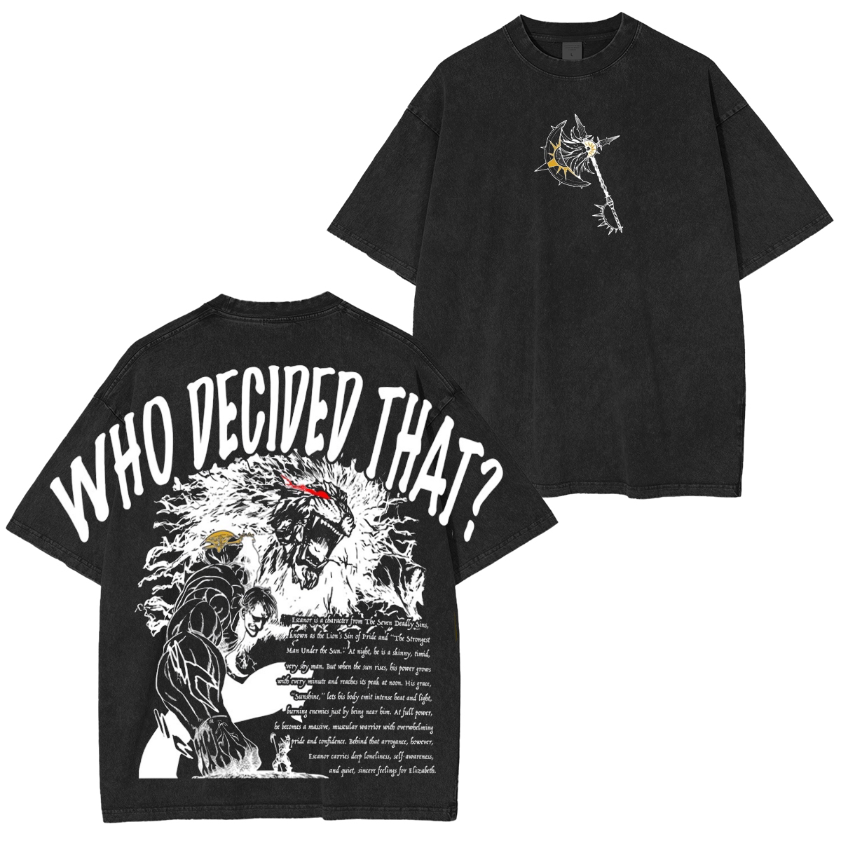 My Hero Academia Vintage washed T-shirt/Crewneck/Hoodie