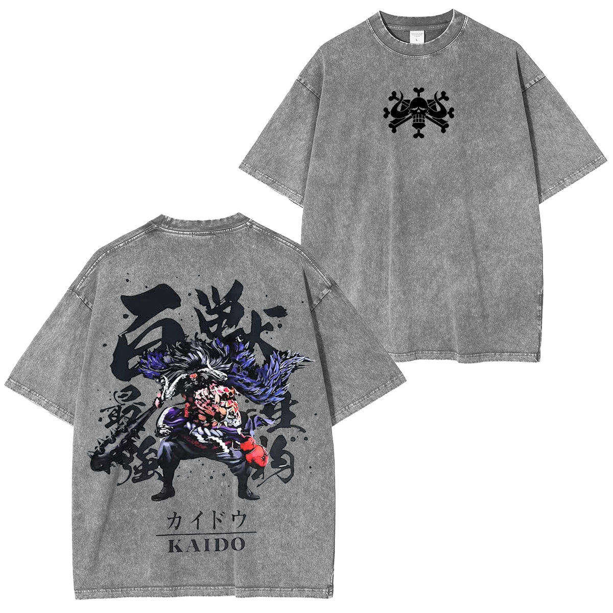 Kaido - One Piece Vintage washed T-shirt/Crewneck/Hoodie