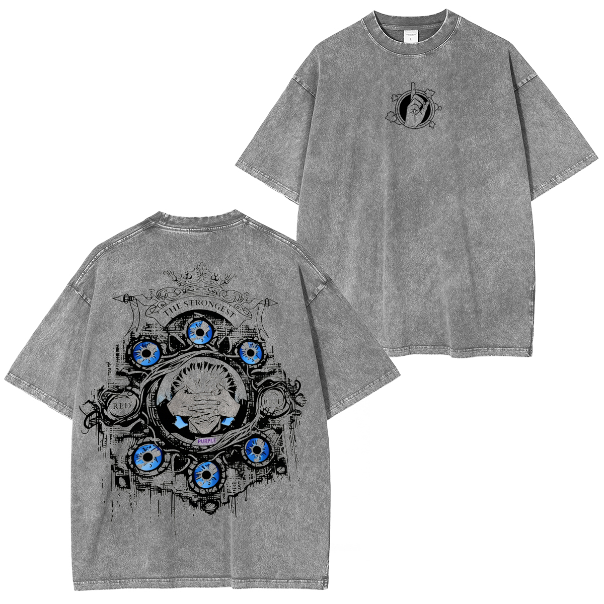 Jujutsu Kaisen :Gojo Satoru Vintage washed T-shirt/Crewneck/Hoodie