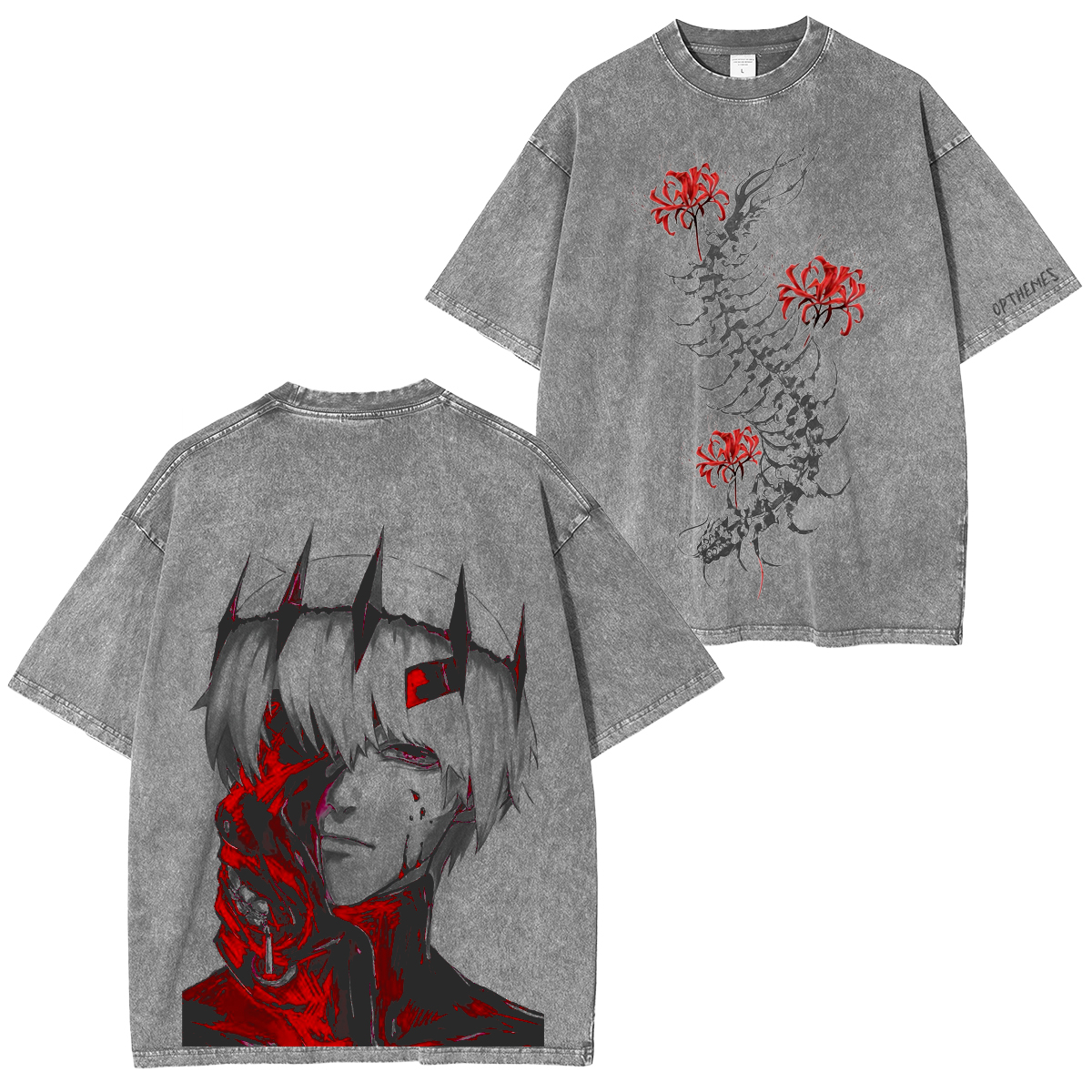 Tokyo Ghoul：Ken Kaneki Vintage washed T-shirt/Crewneck/Hoodie