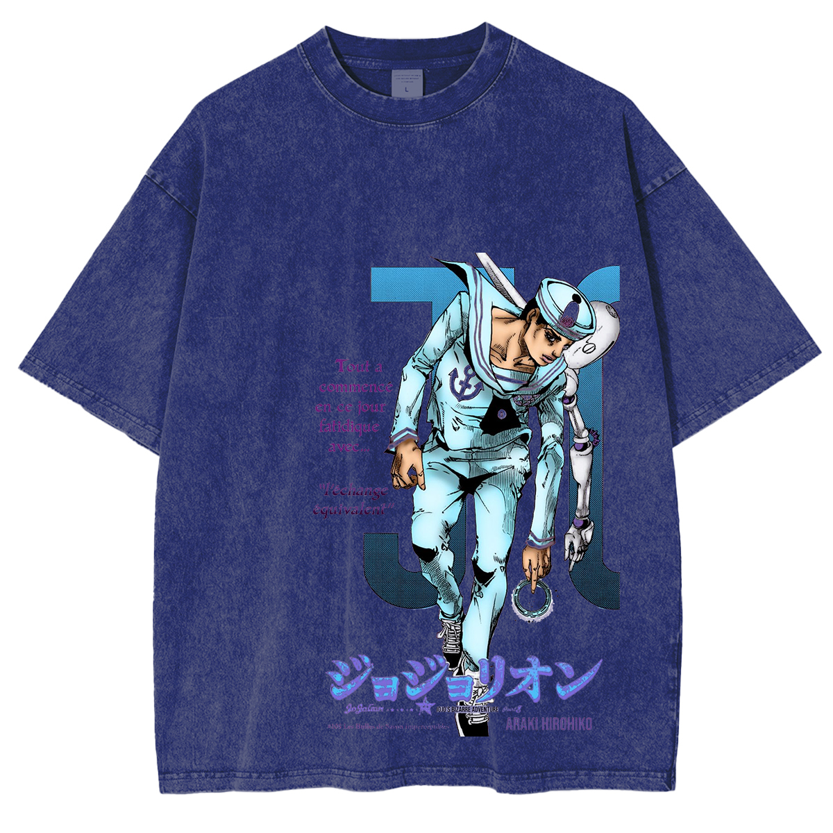JoJo's Bizarre Adventure Unisex  Washed T-Shirt