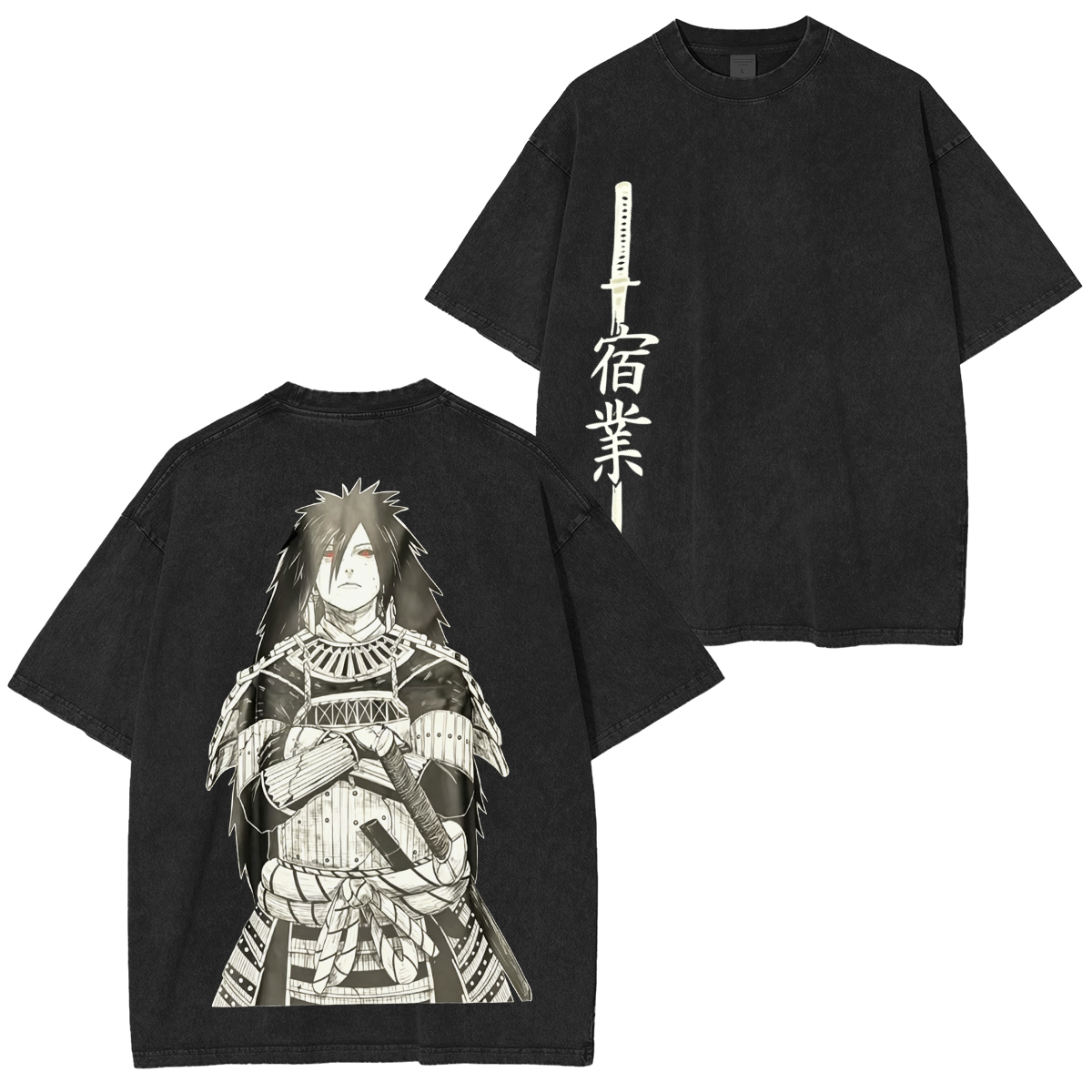 Naruto:Madara Uchiha Vintage Tee