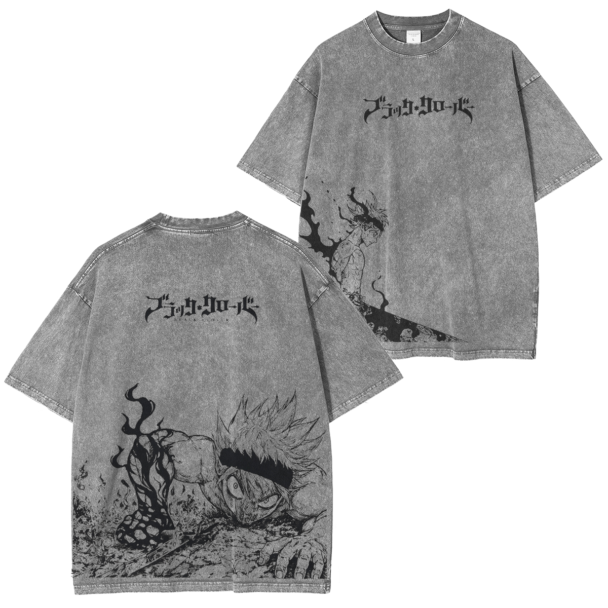 Black Clover Vintage washed T-shirt/Crewneck/Hoodie