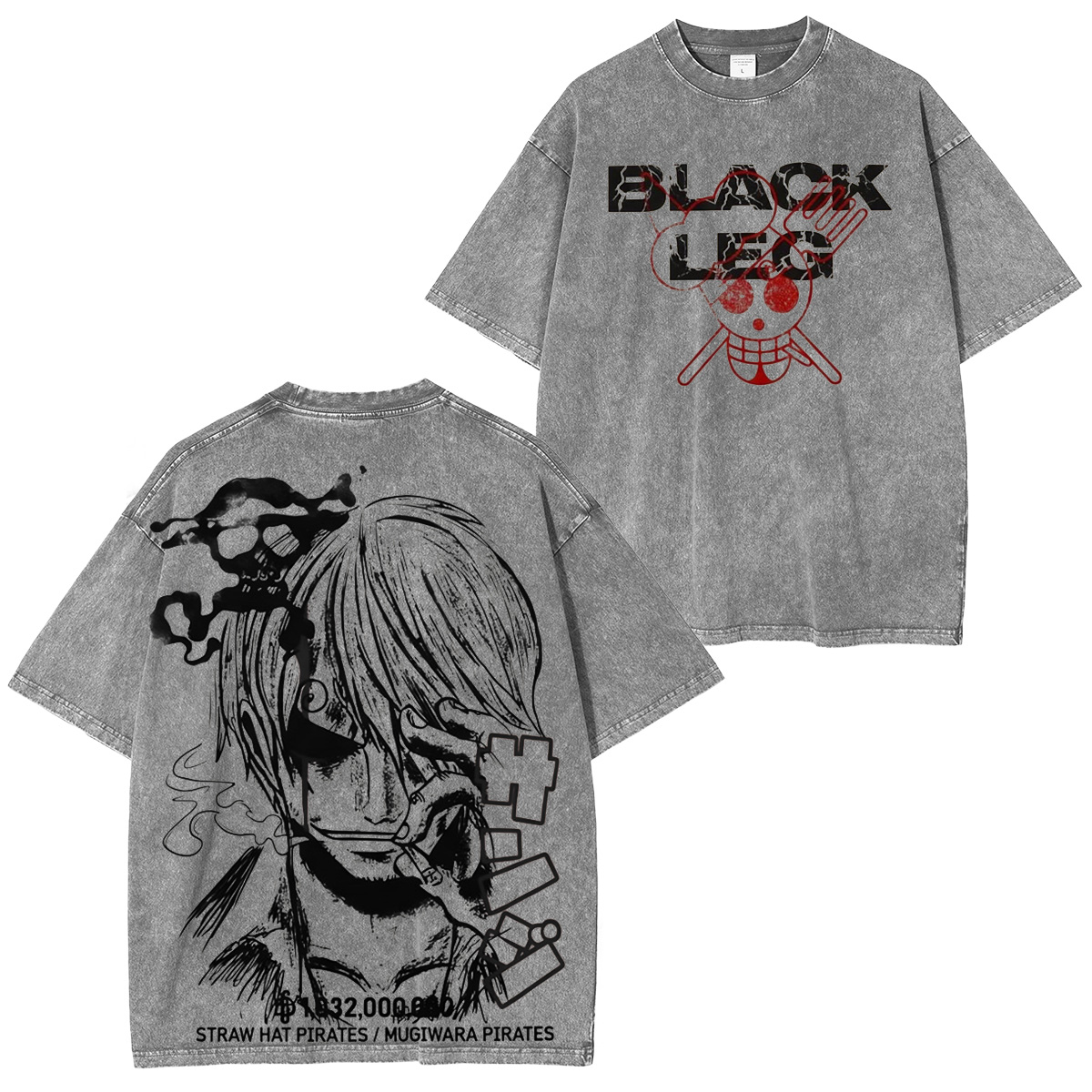 One Piece Sanji Washed T-shirt/Crewneck/Hoodie