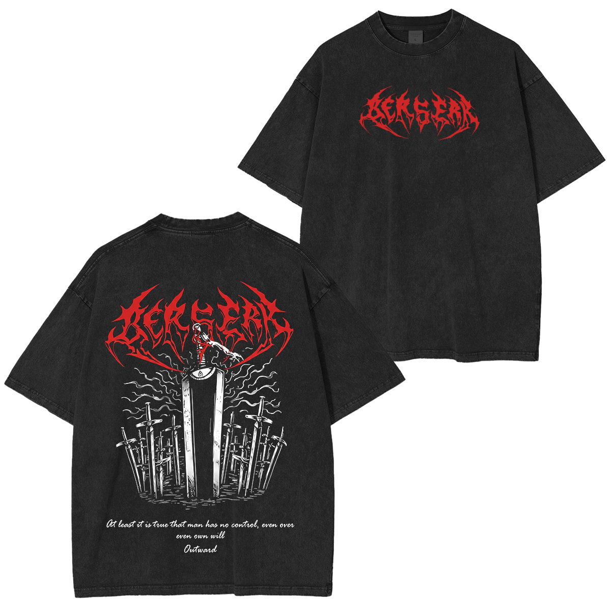 Berserk Vintage washed T-shirt/Crewneck/Hoodie
