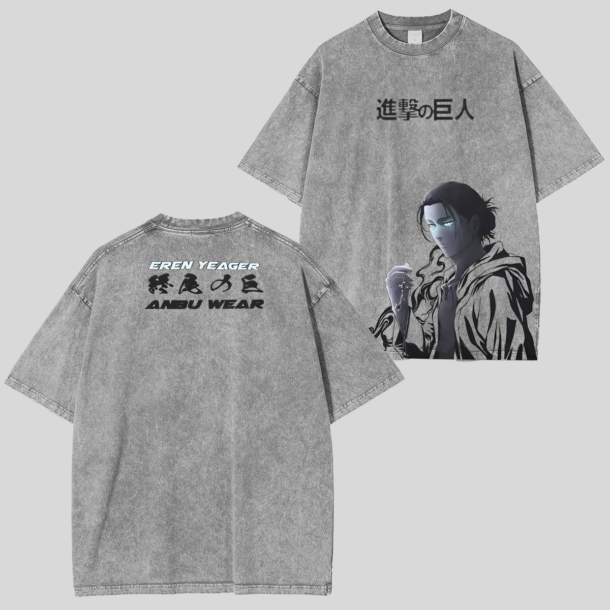 Eren Yeager Attack on Titan Manga Portrait T-Shirt