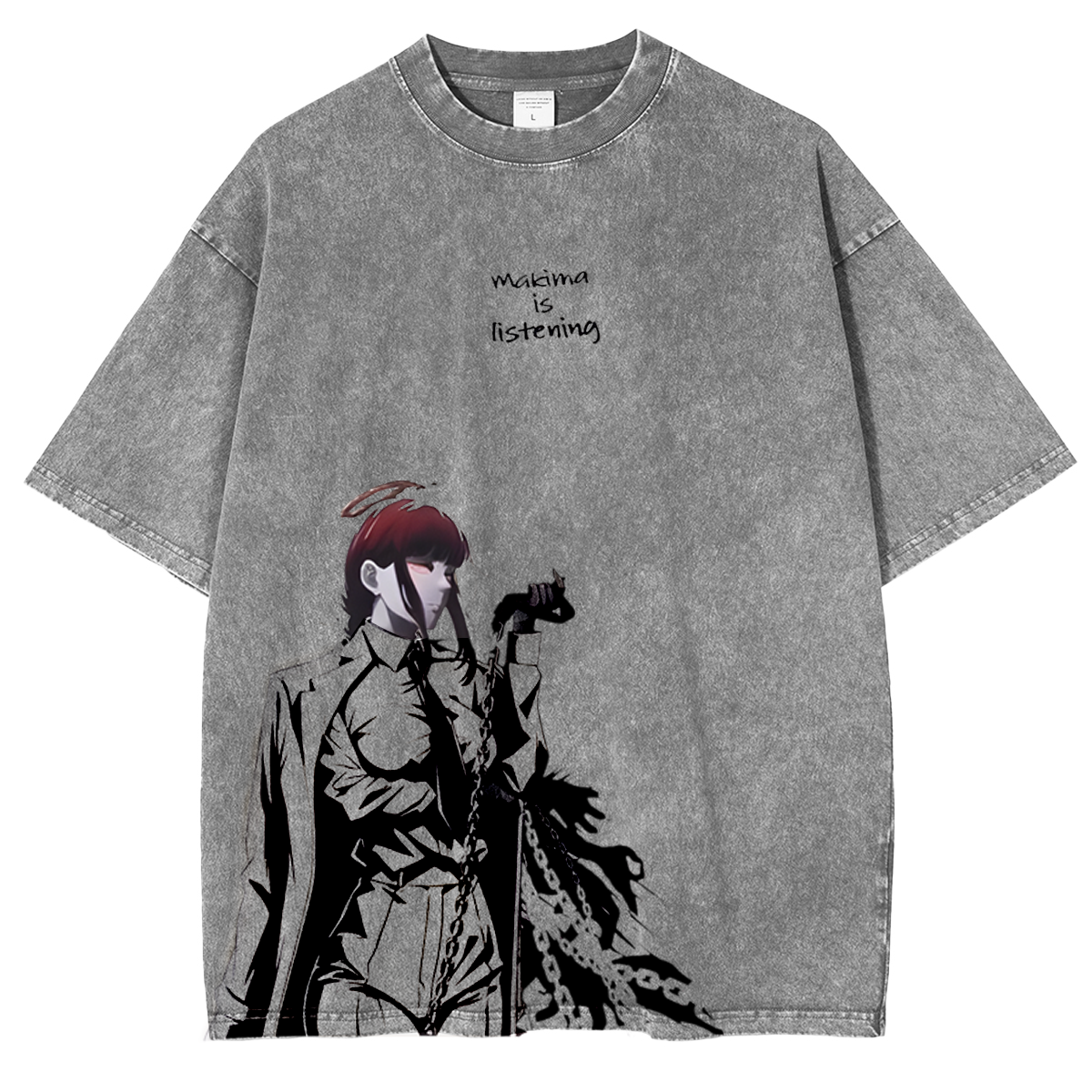 Chainsaw Man on Makima Portrait T-Shirt