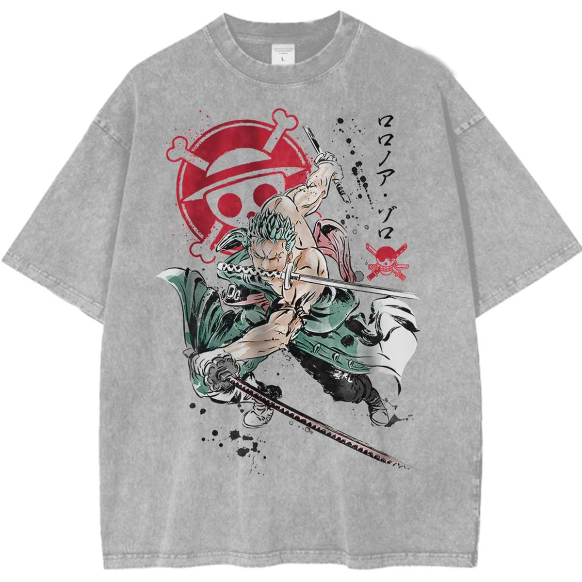 Roronoa Zoro One Piece Anime Vintage Tee