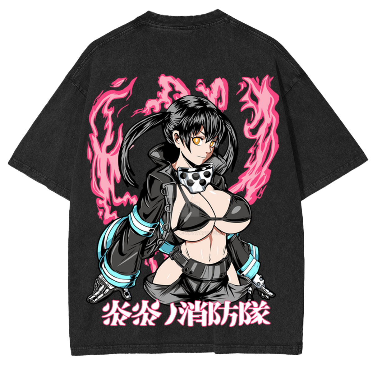 Camiseta Shinra Benimaru Fire Force Kawai T-shirt