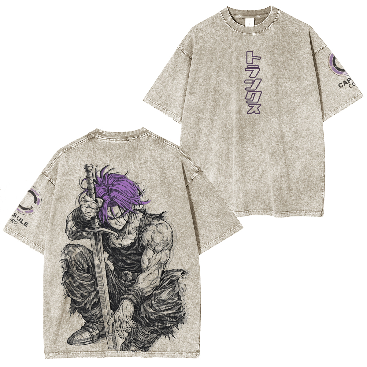 Akaza,Demon Slayer Vintage Tee