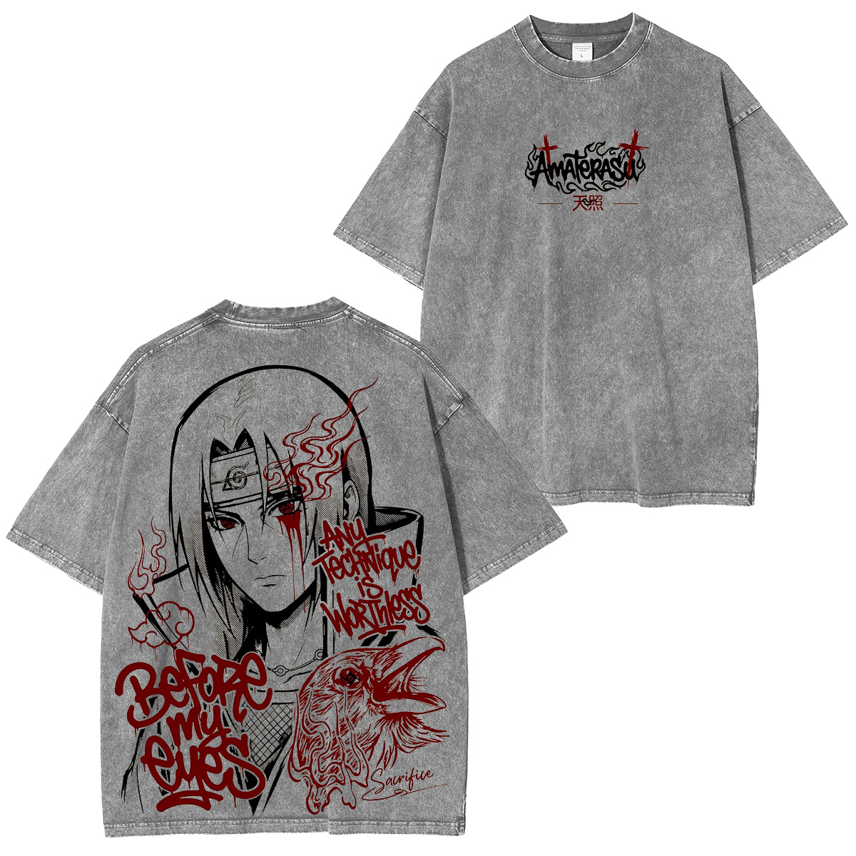 Naruto ：Sasuke Vintage Tee