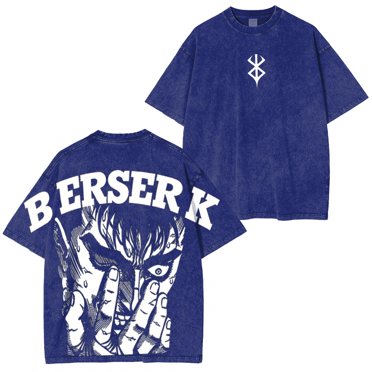 Berserk Guts Black Swordsman Vintage washed T-shirt/Crewneck/Hoodie