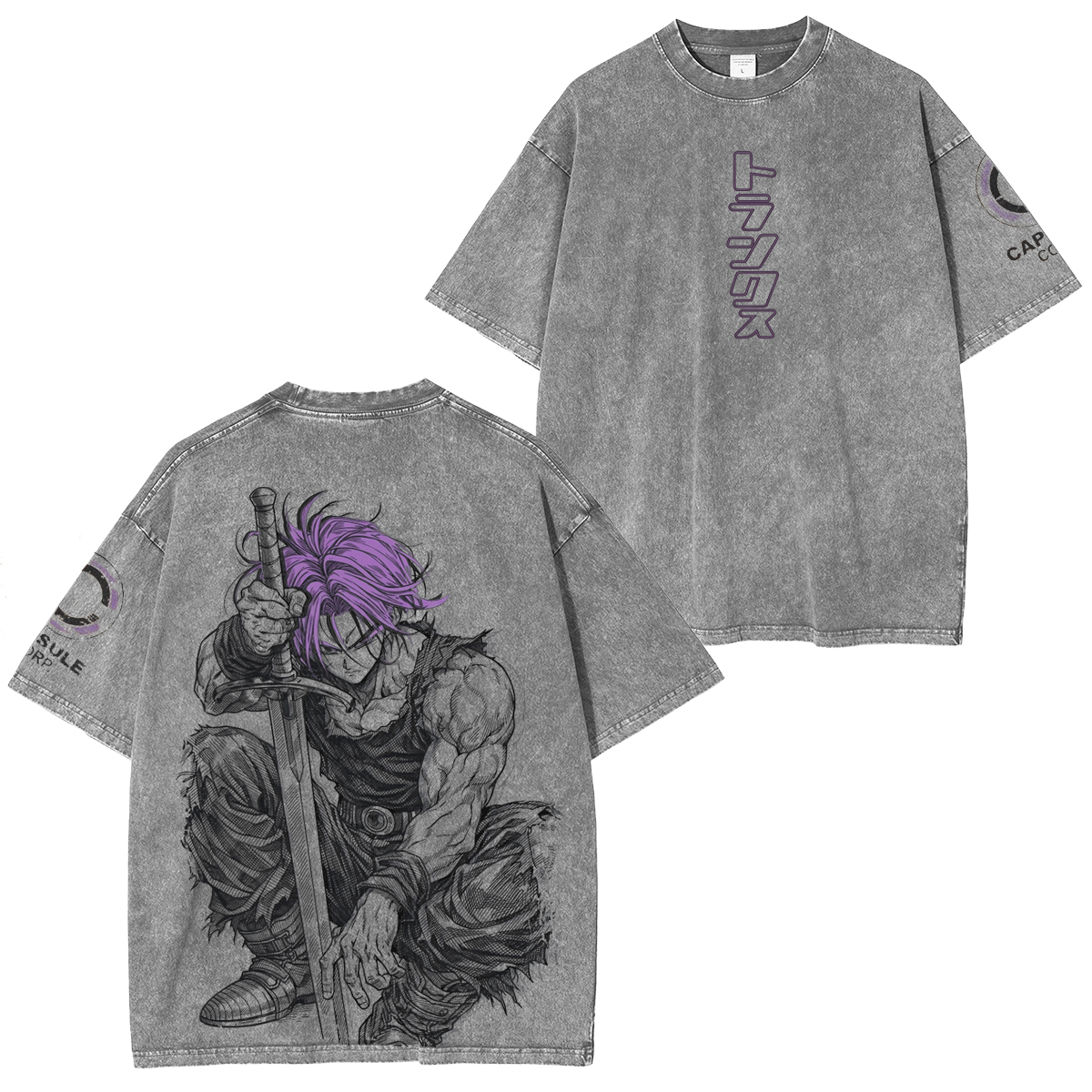 Akaza,Demon Slayer Vintage Tee