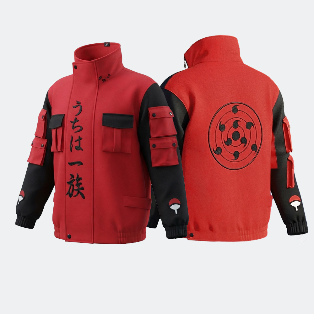Naruto Multi-functional Tactical Bomber Jacket with Pockets
