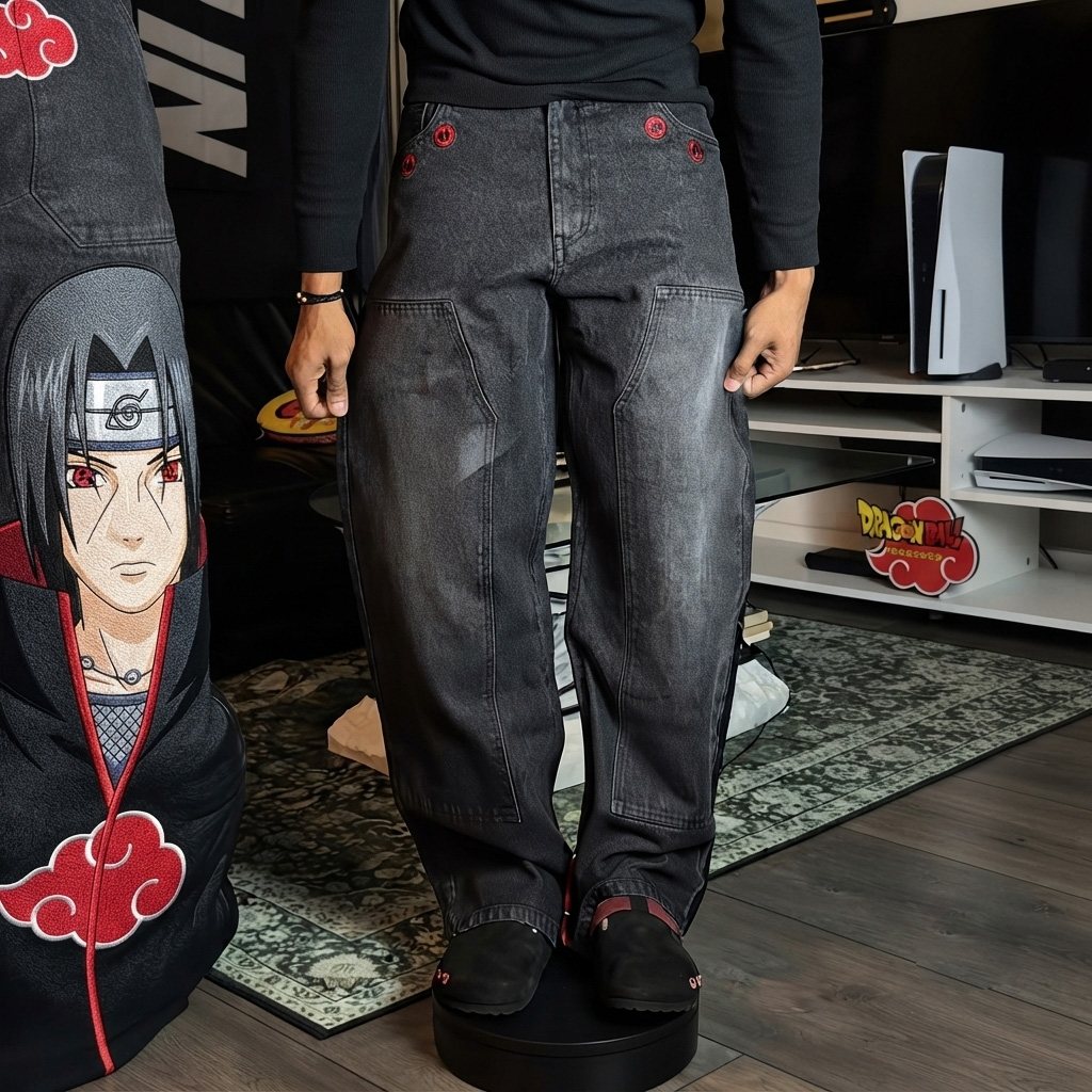 Naruto Uchiha Itachi Anime Carpenter Jeans