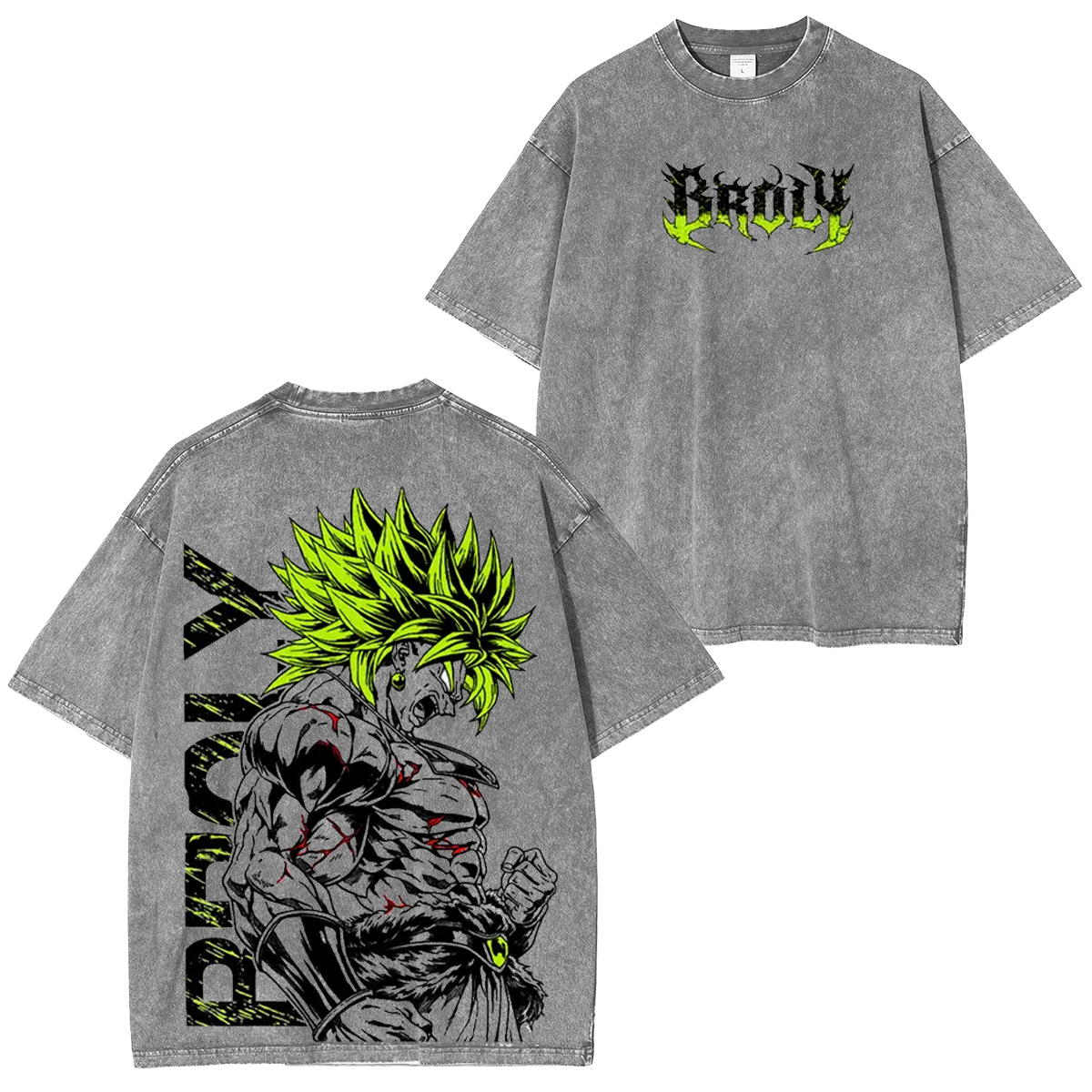 Dragon Ball Z Broly Vintage Washed T-shirt/Crewneck/Hoodie