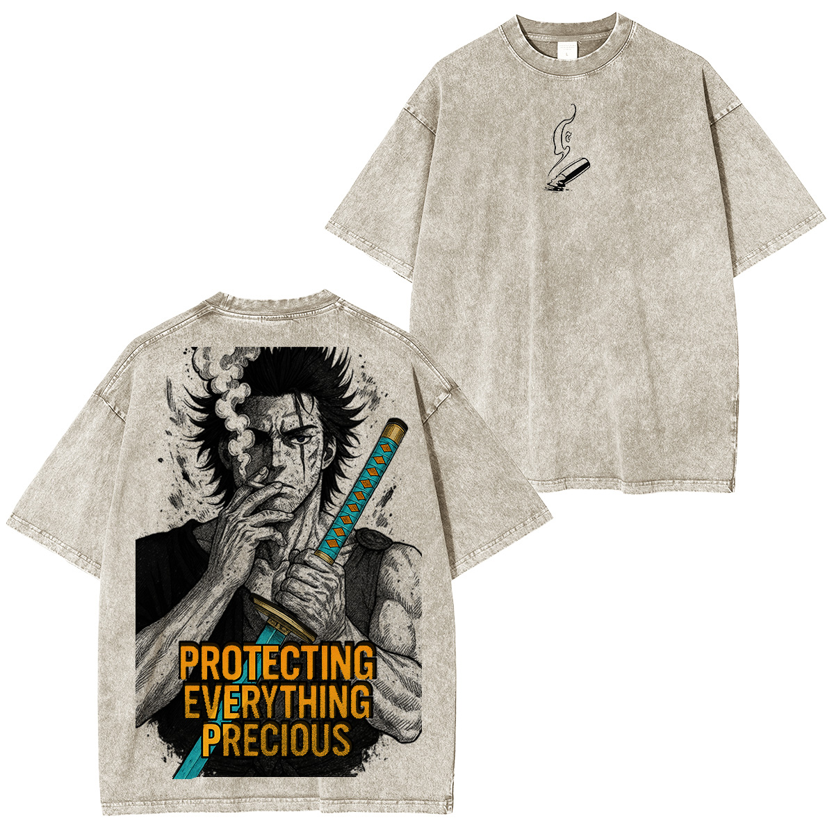 "Protecting everything precious"Black Clover's Yami Sukehiro Washed Shirts