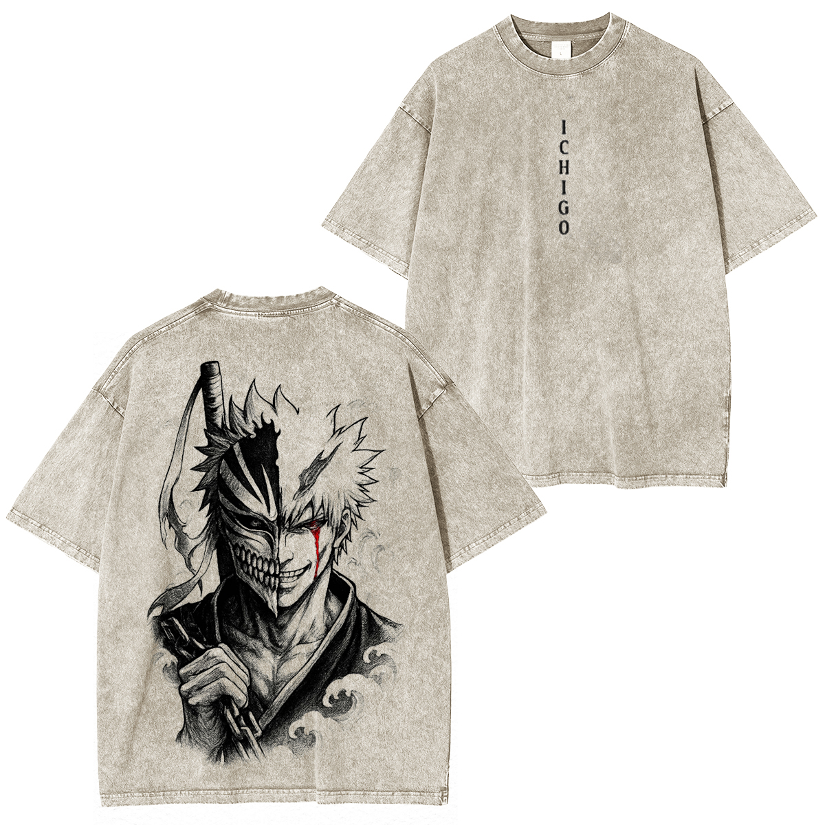Kurosaki Ichigo, bleach Washed T-Shirt