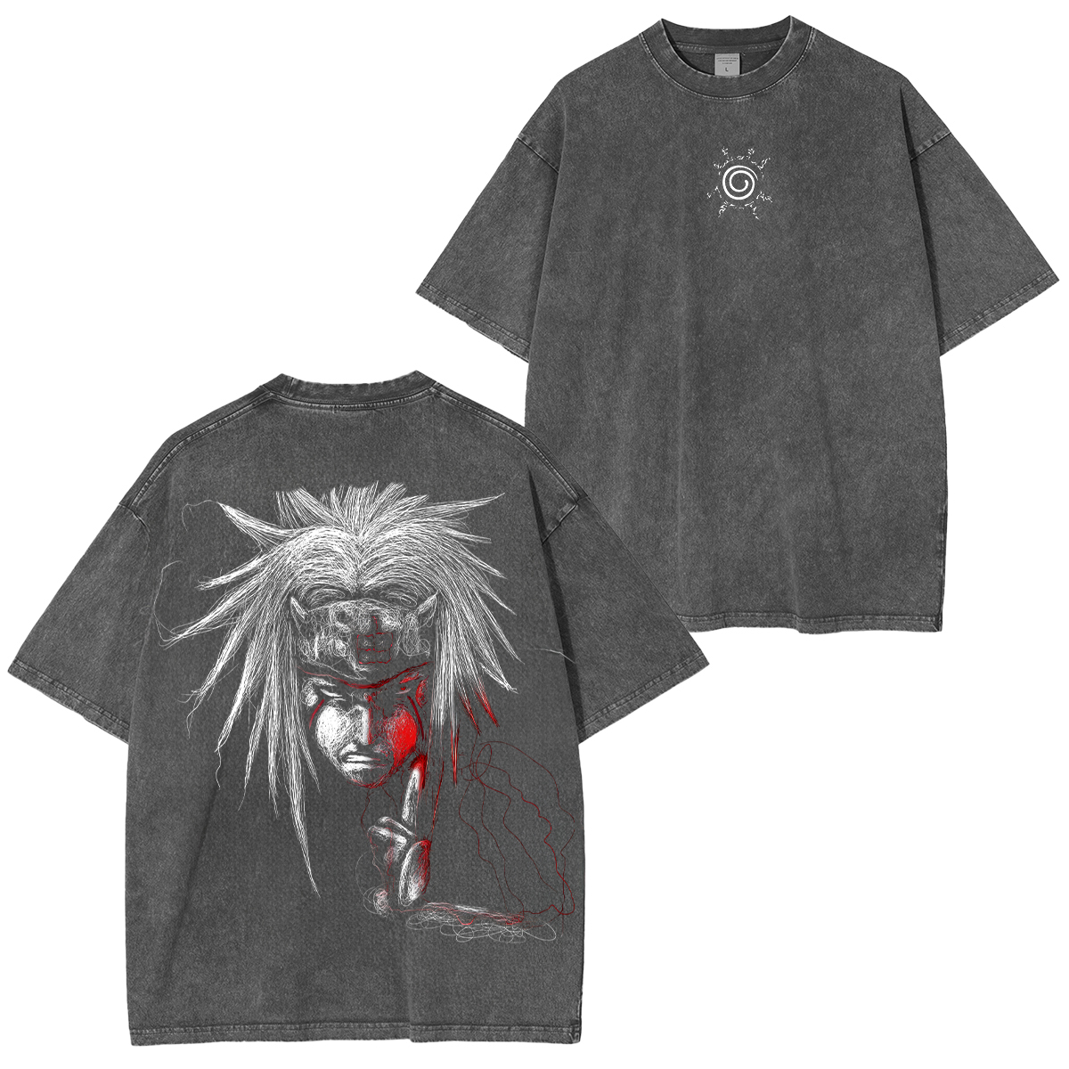 Naruto Vintage Unisex Washed T-Shirt