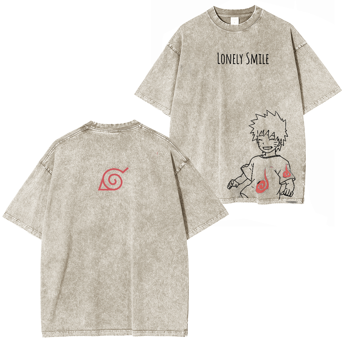 Naruto Vintage Oversize Tee