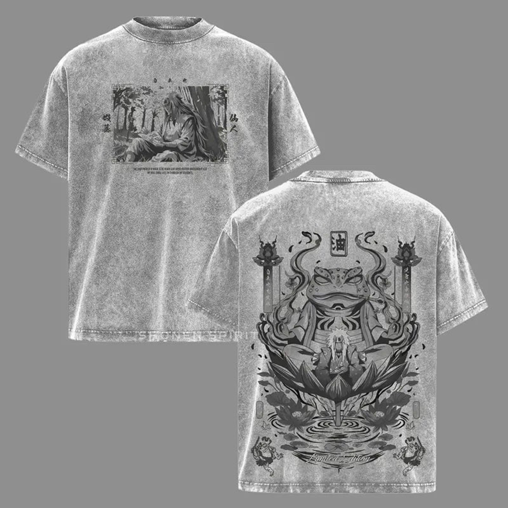 Naruto: Jiraiya &the Toad Sage of Myoboku Mountain Vintage T-shirt/Crewneck/Hoodie