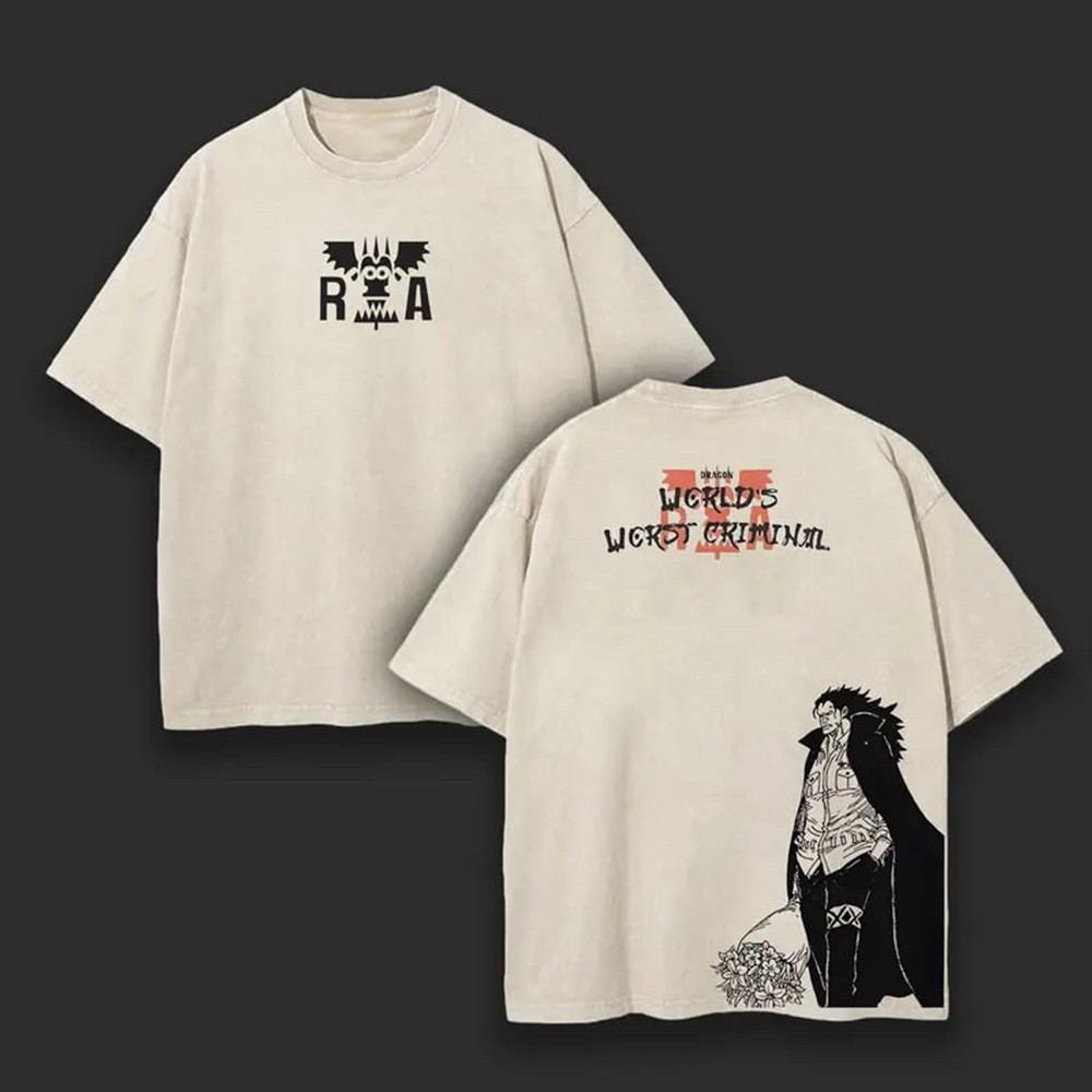 One Piece: Trafalgar Law "WORLD'S WORST CRIMINAL" Vintage T-shirt/Crewneck/Hoodie