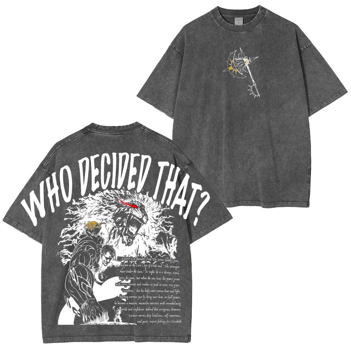 My Hero Academia Vintage washed T-shirt/Crewneck/Hoodie