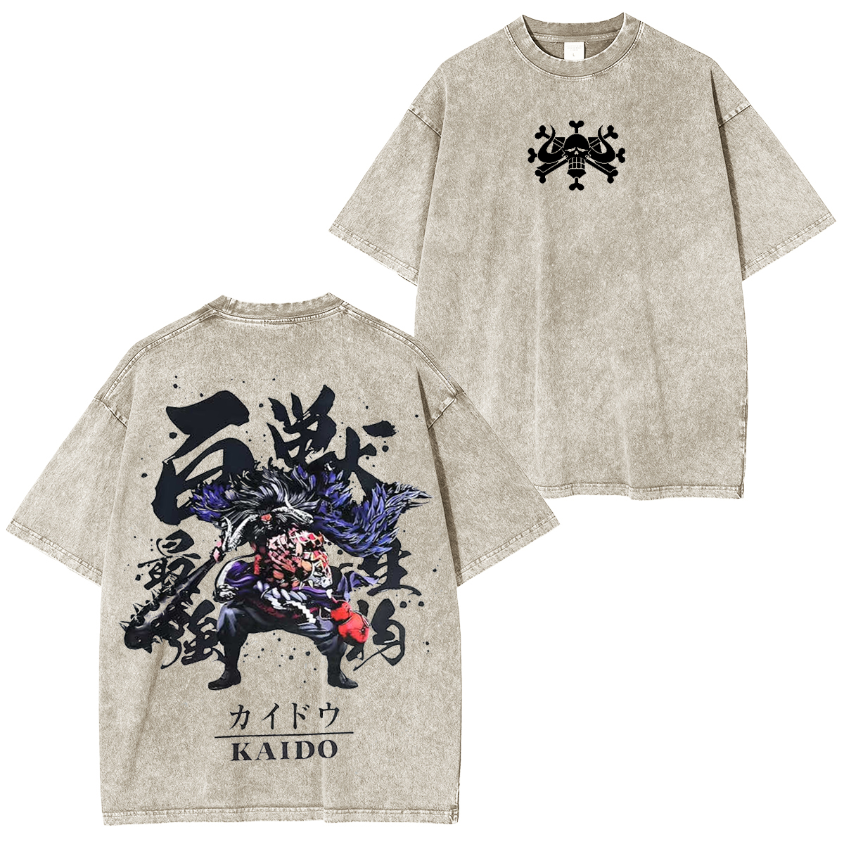 Kaido - One Piece Vintage washed T-shirt/Crewneck/Hoodie