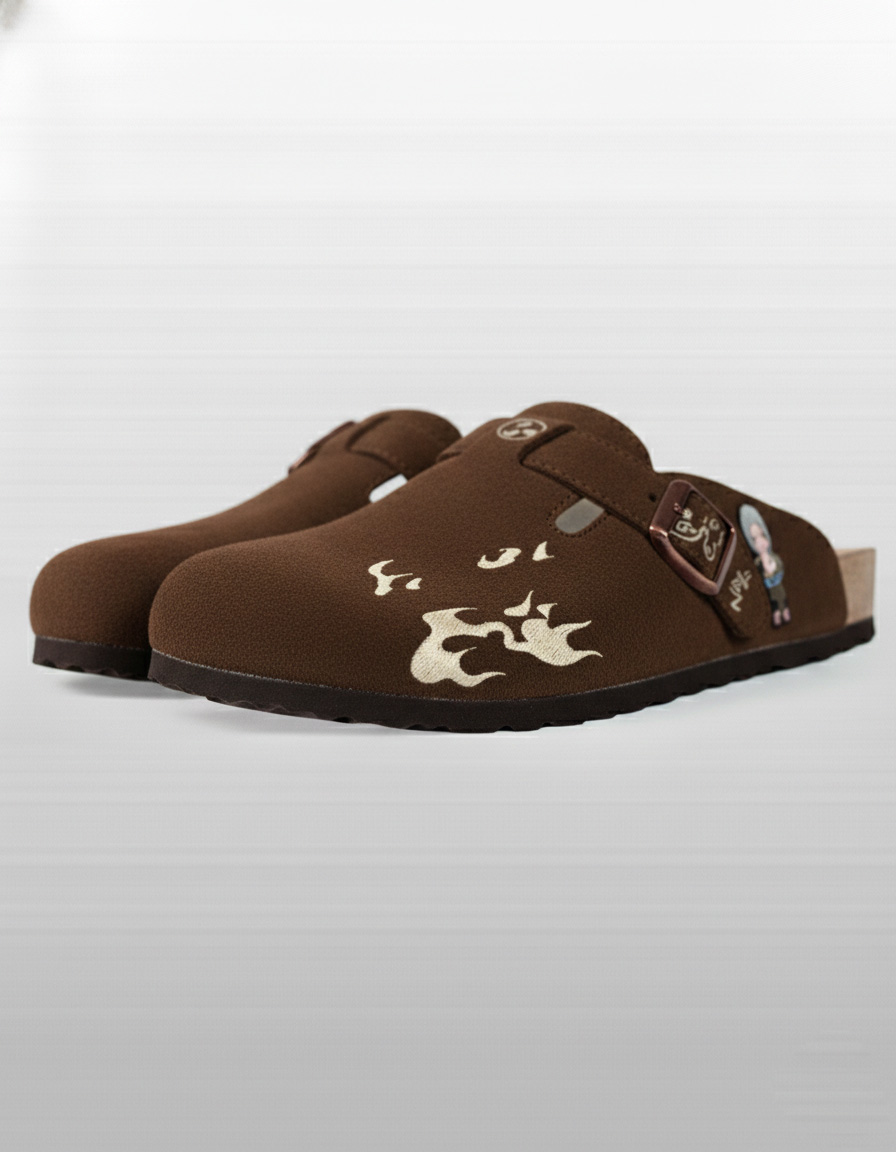 NARUTO Anime Unisex Boston Soft Footbed Suede Leather