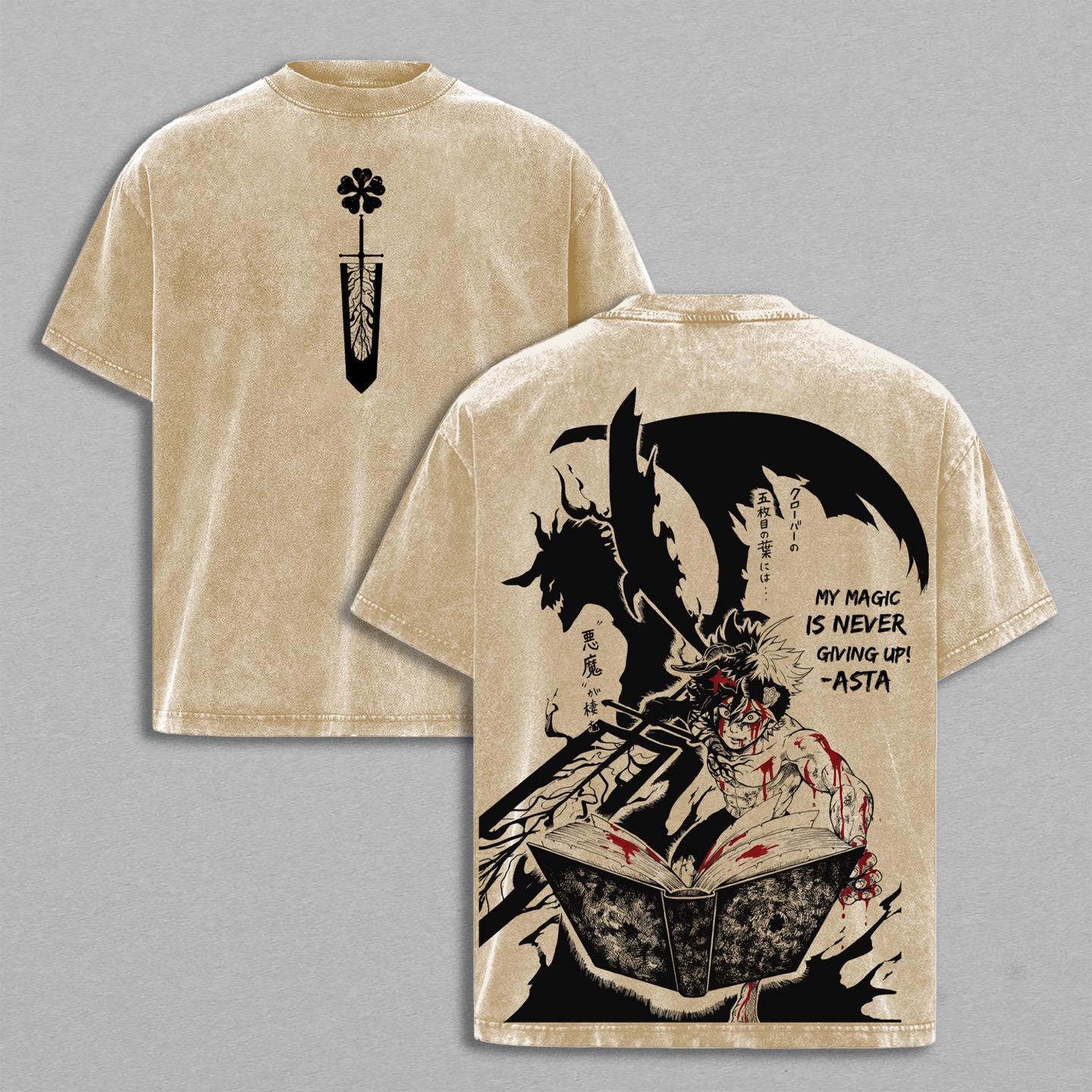 [Copy]One Piece: Luffy Vintage washed T-shirt/Crewneck/Hoodie