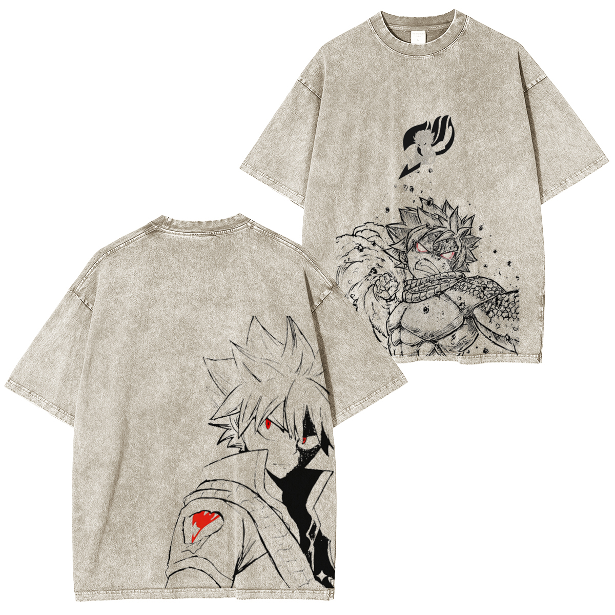 Fairy Tail :Naz Dragneel Vintage washed T-shirt/Crewneck/Hoodie