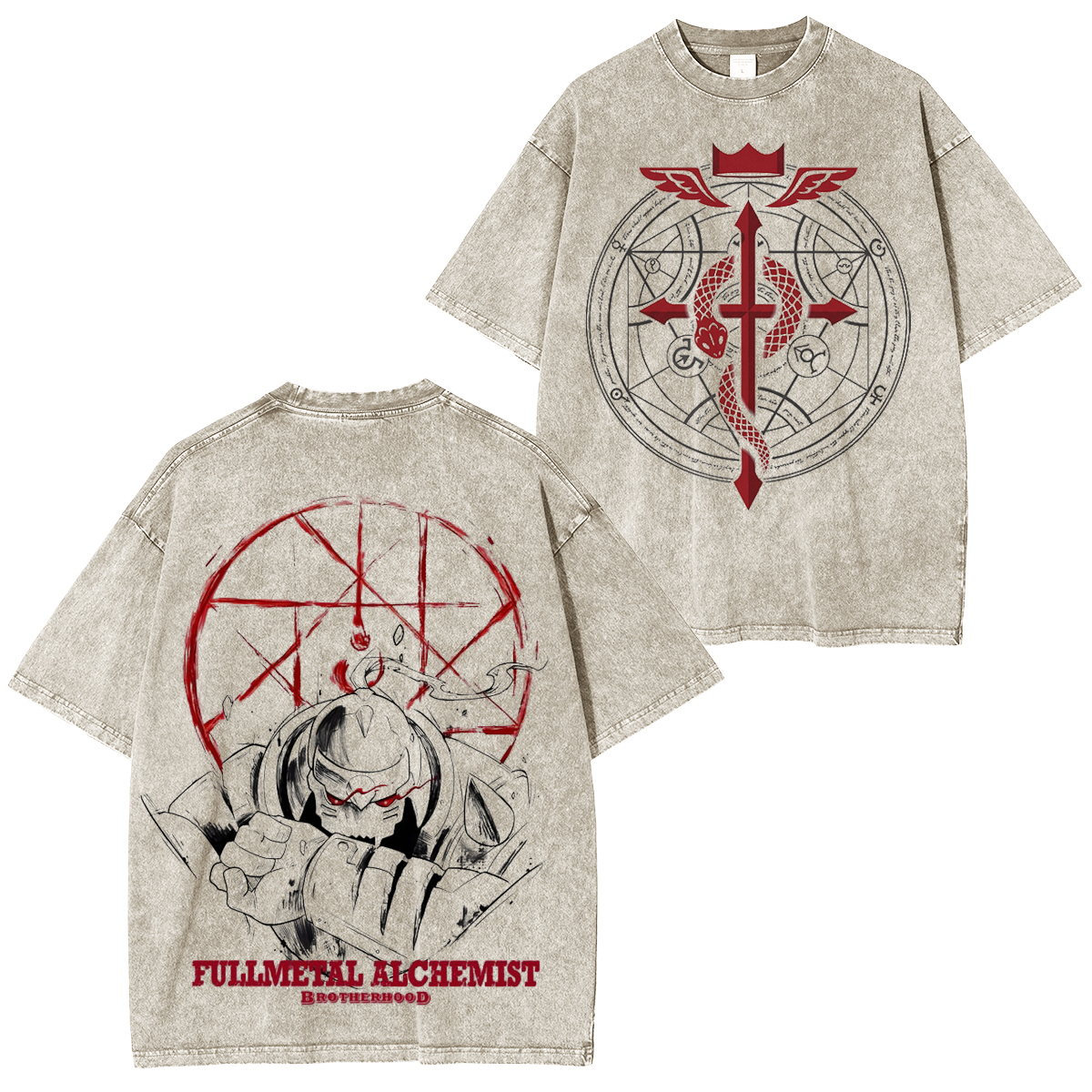 Fullmetal Alchemist: Brotherhood :Alphonse Elric Blood Seal Vintage Tee