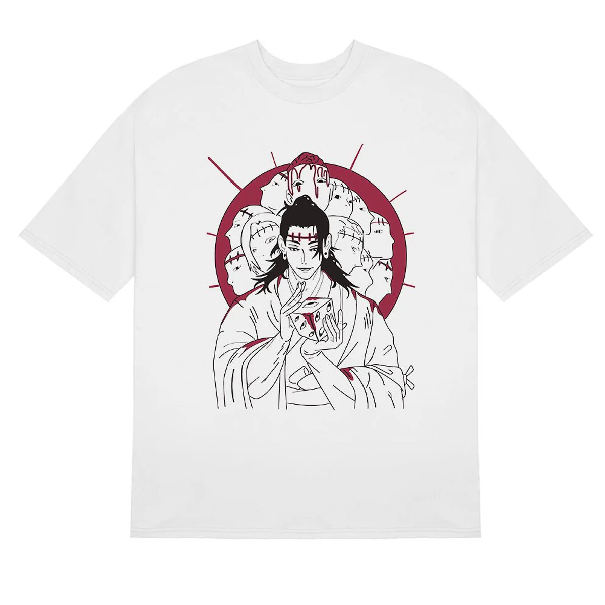 Geto Suguru Jujutsu Kaisen Shirt with Cursed Spirits Design – Stylish Anime Apparel