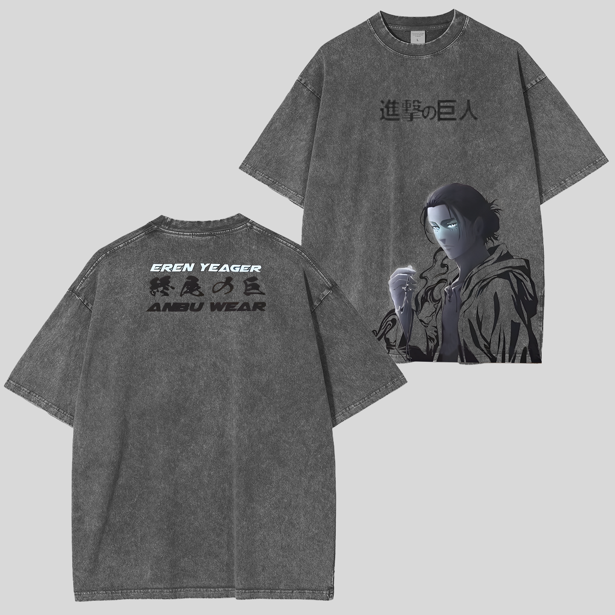 Eren Yeager Attack on Titan Manga Portrait T-Shirt