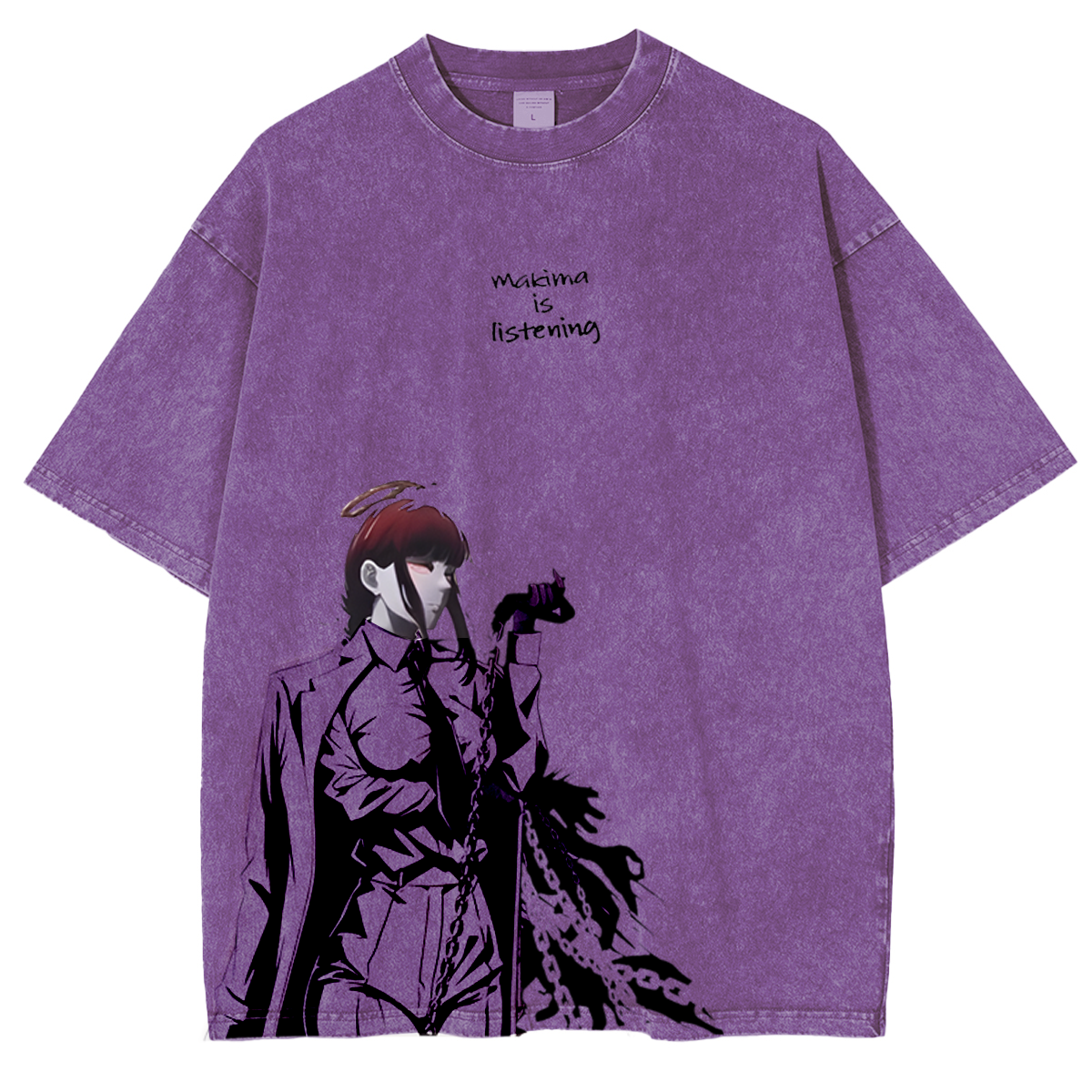 Chainsaw Man on Makima Portrait T-Shirt