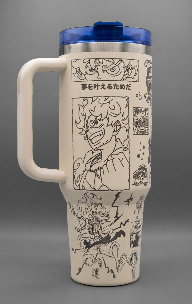 One Piece Anime Steel Tumbler Cup