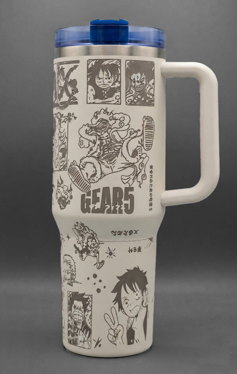 One Piece Anime Steel Tumbler Cup