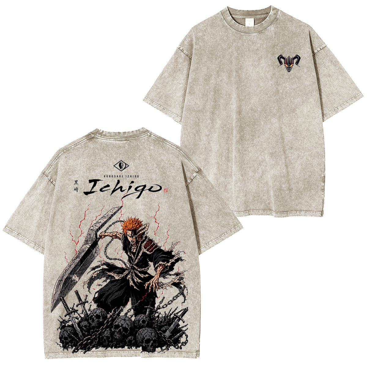 Bleach Washed T-shirt/Hoodie
