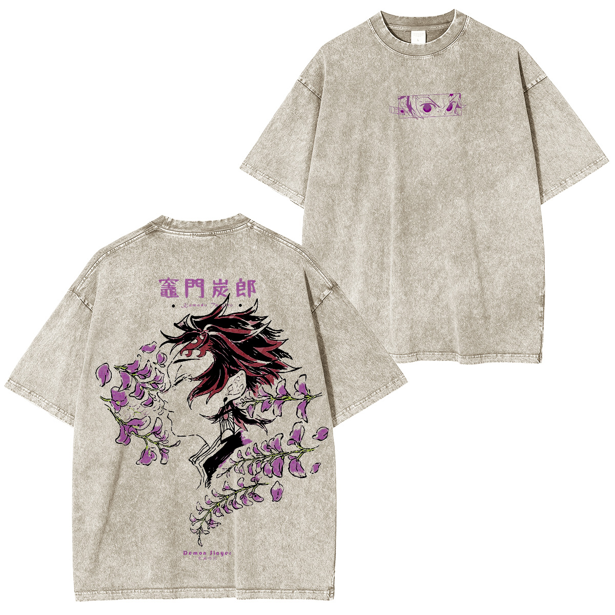 Demon Slayer: Sanemi Vintage washed T-shirt/Crewneck/Hoodie
