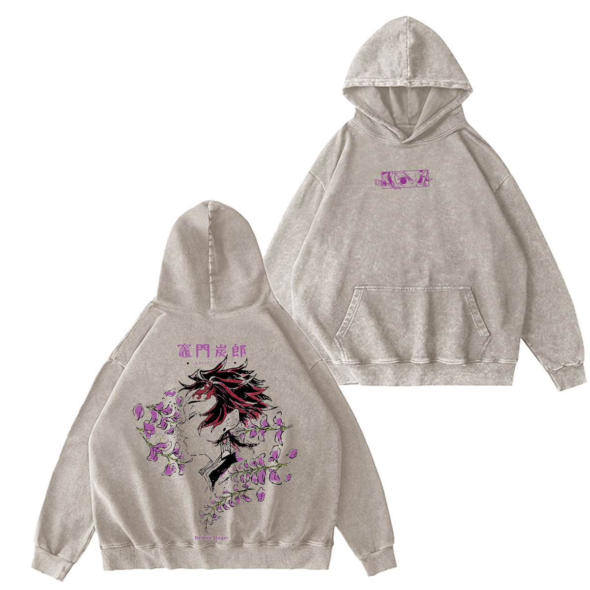 Demon Slayer: Sanemi Vintage washed T-shirt/Crewneck/Hoodie